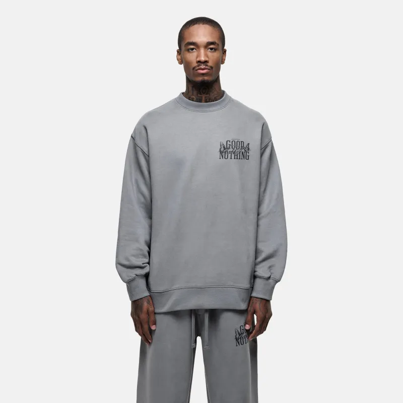 Dakota Butterfly Grey Sweatshirt sold by Good for Nothing