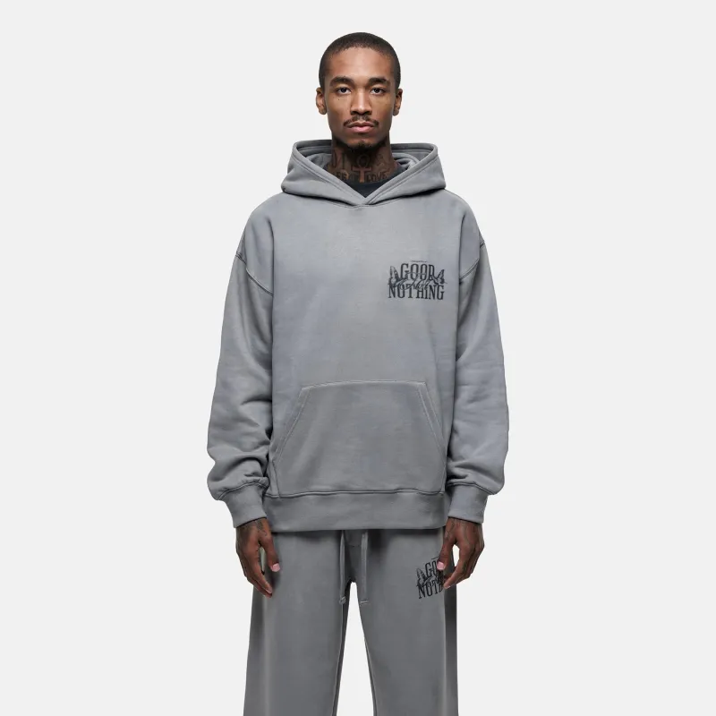 Dakota Butterfly Grey Hoodie sold by Good For Nothing Clothing