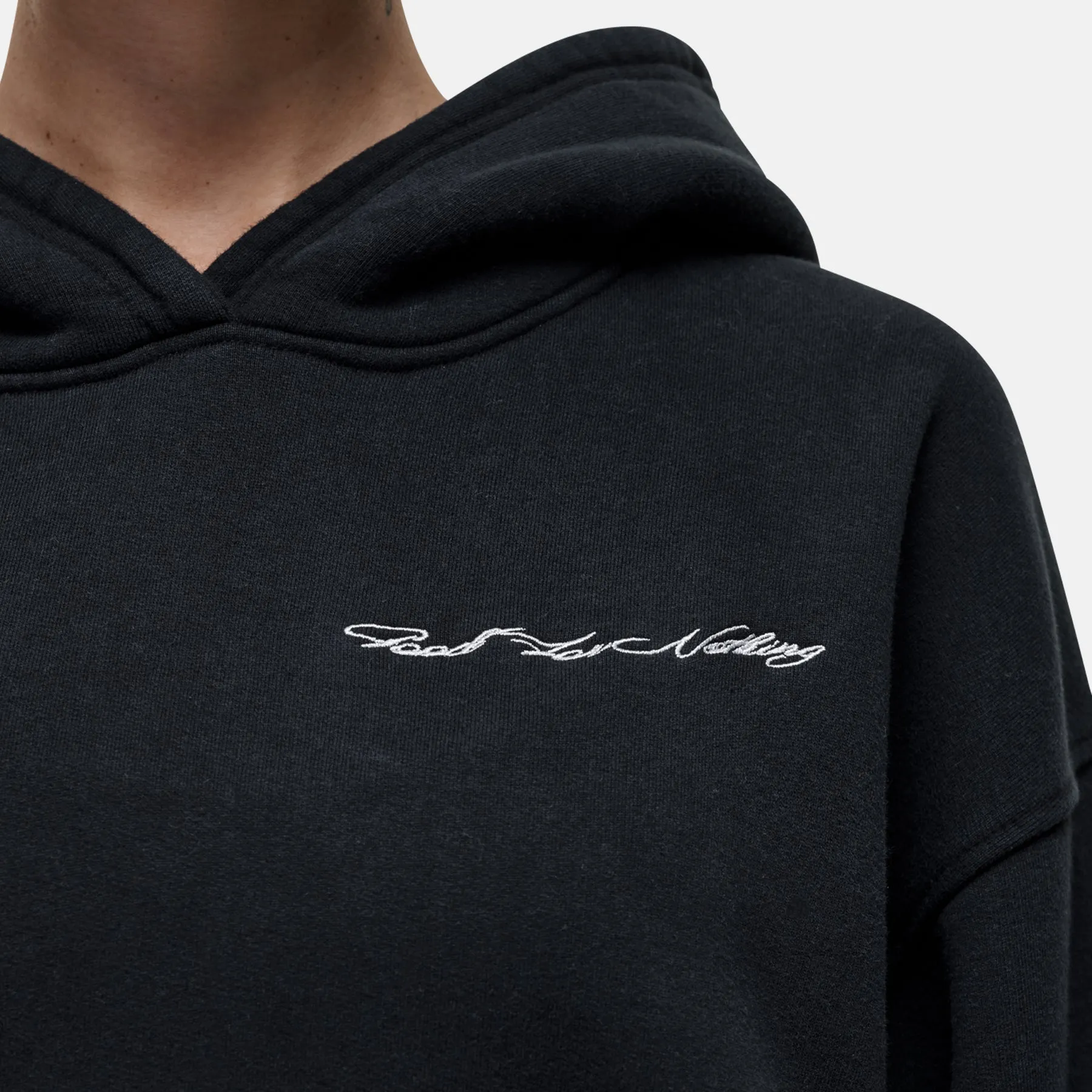 Scribble Washed Black Hoodie sold by Good For Nothing Clothing product image thumbnail 3