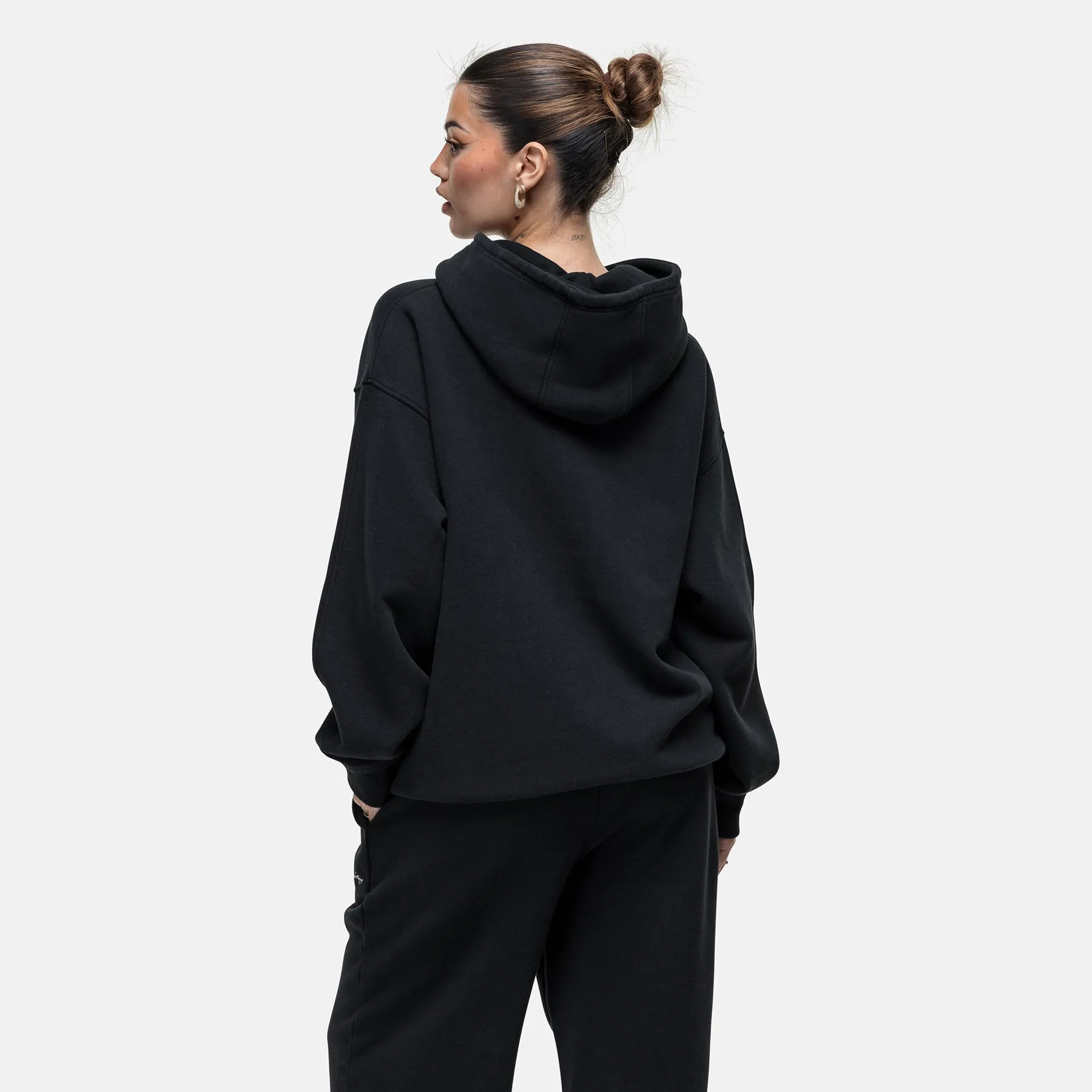 Scribble Washed Black Hoodie sold by Good For Nothing Clothing product image thumbnail 2