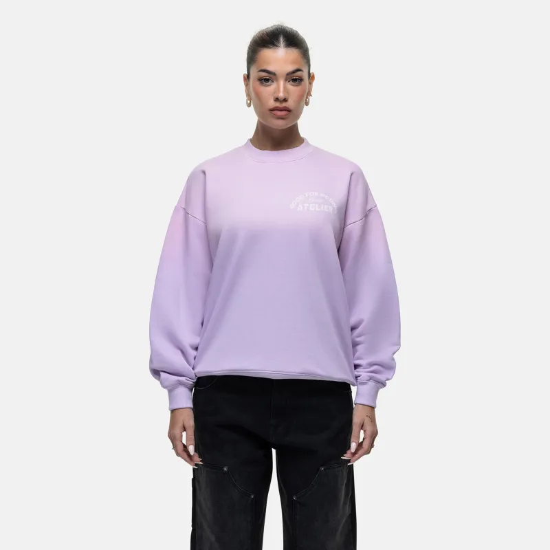 Vintage 1986 Faded Lilac Sweatshirt sold by Good For Nothing Clothing