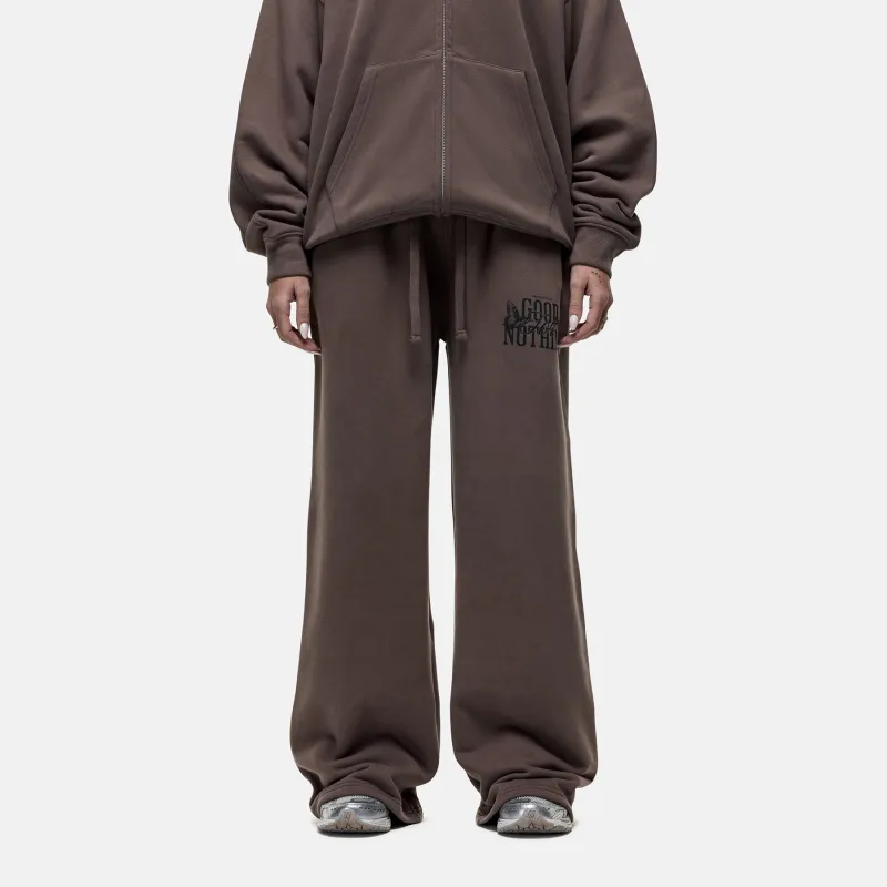 Dakota Butterfly Taupe Sweatpants sold by Good For Nothing Clothing