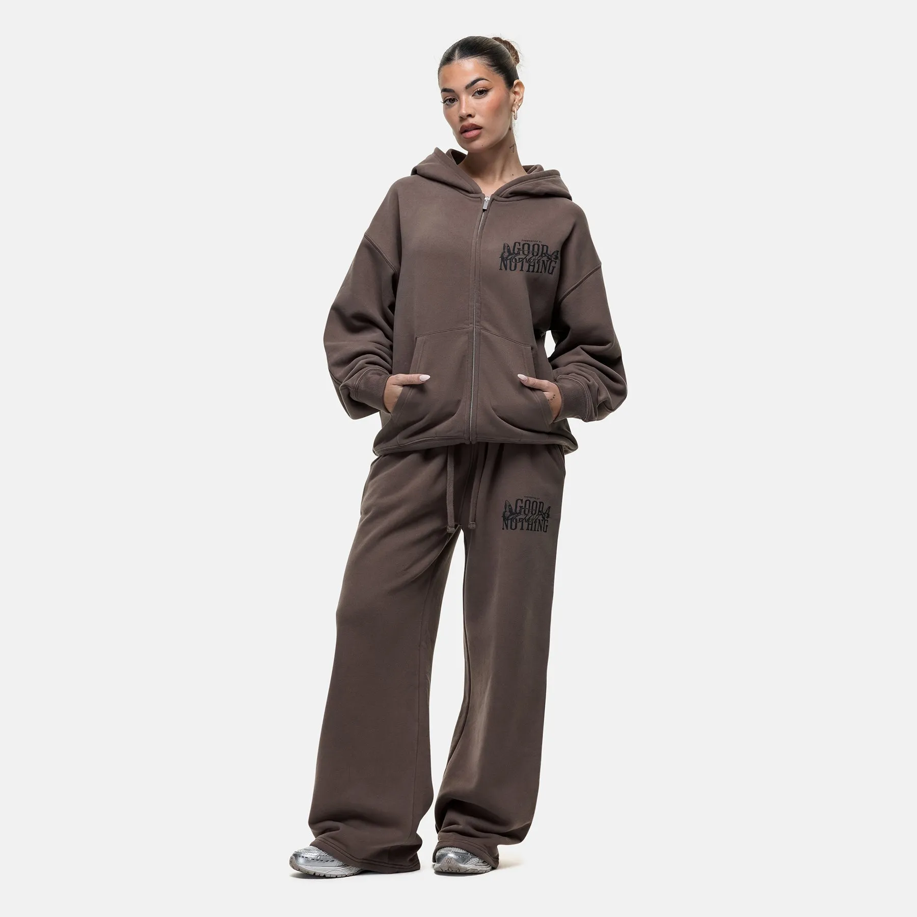 Dakota Butterfly Taupe Sweatpants sold by Good For Nothing Clothing product image thumbnail 4