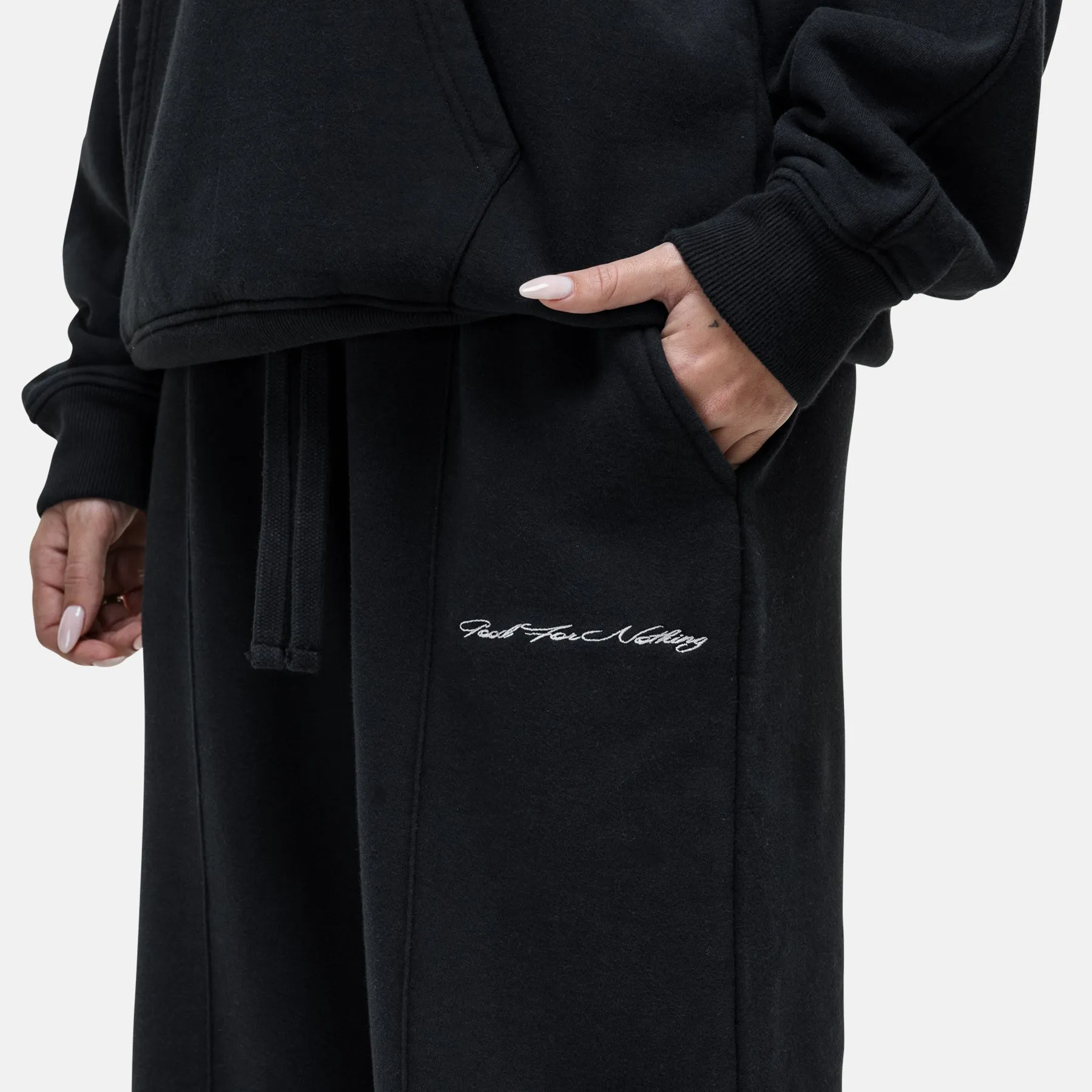 Scribble Washed Black Jogger sold by Good For Nothing Clothing product image thumbnail 4