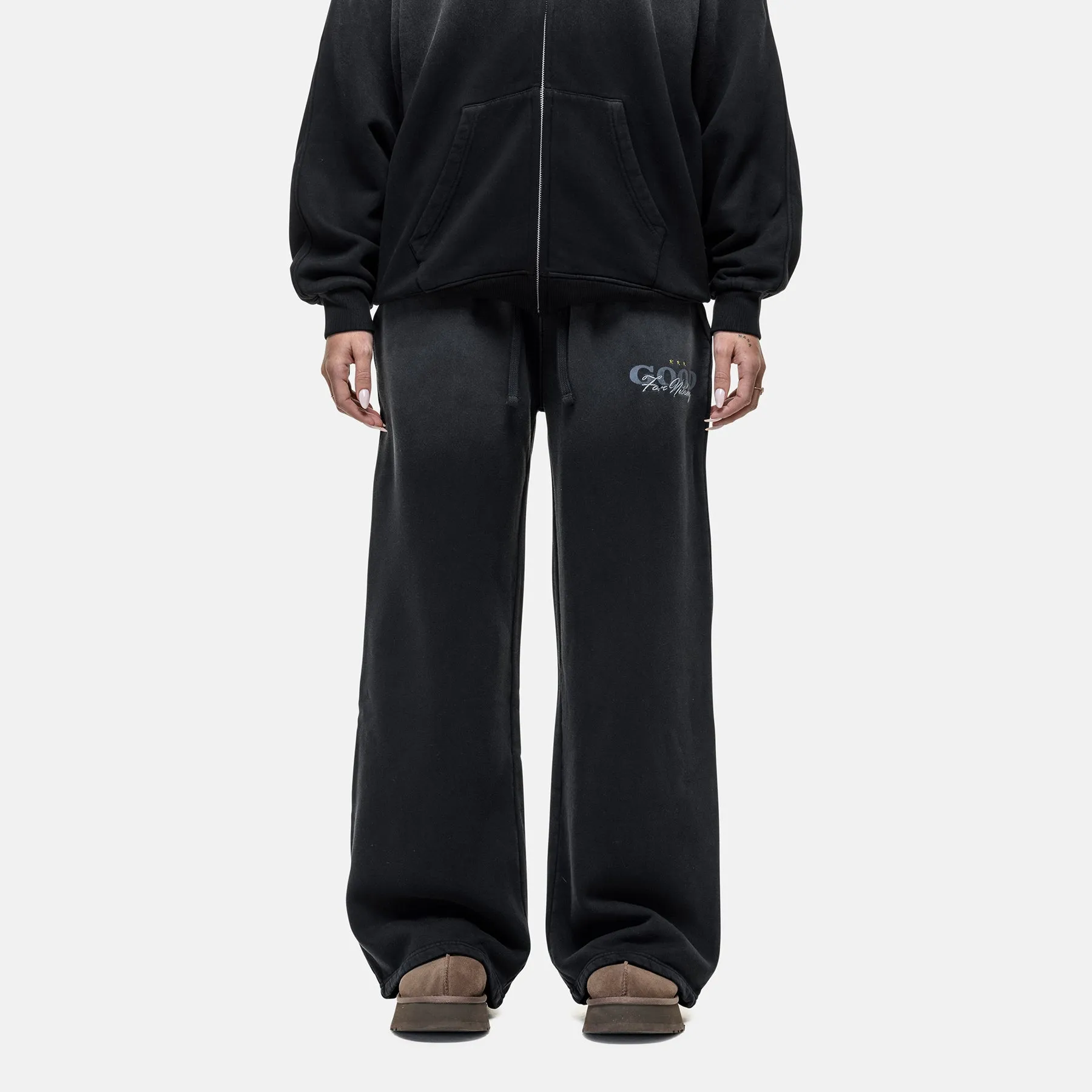 Alaska Black Sweatpants sold by Good For Nothing Clothing
