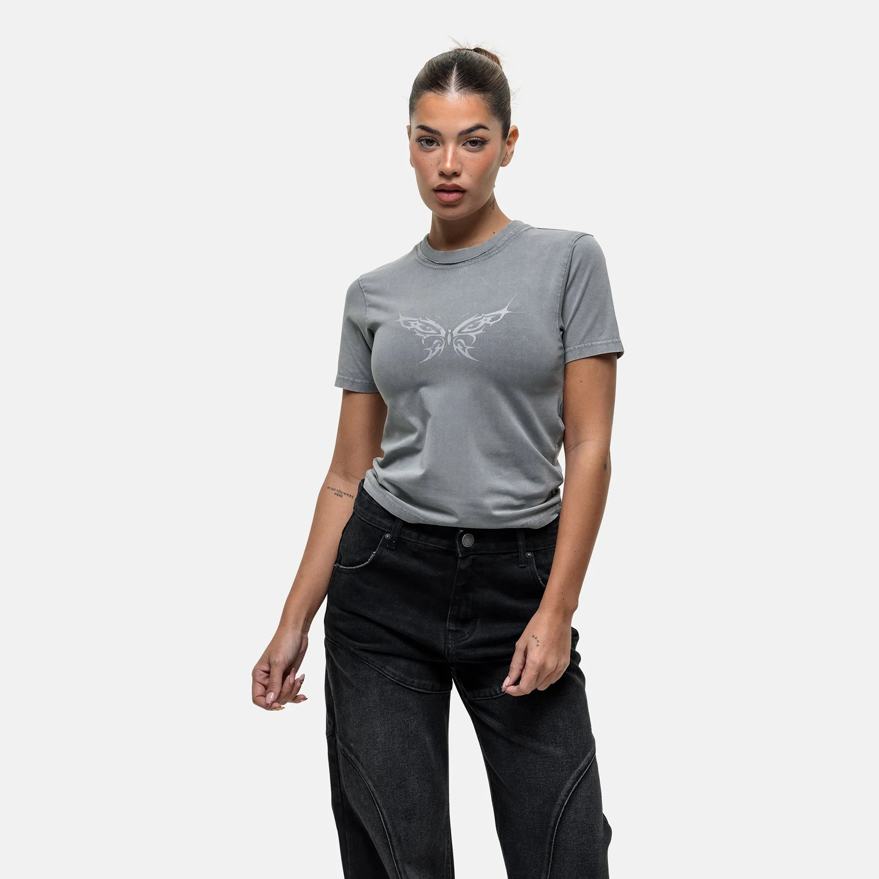 Vintage Tattoo Grey T-shirt sold by Good For Nothing Clothing product image thumbnail 4