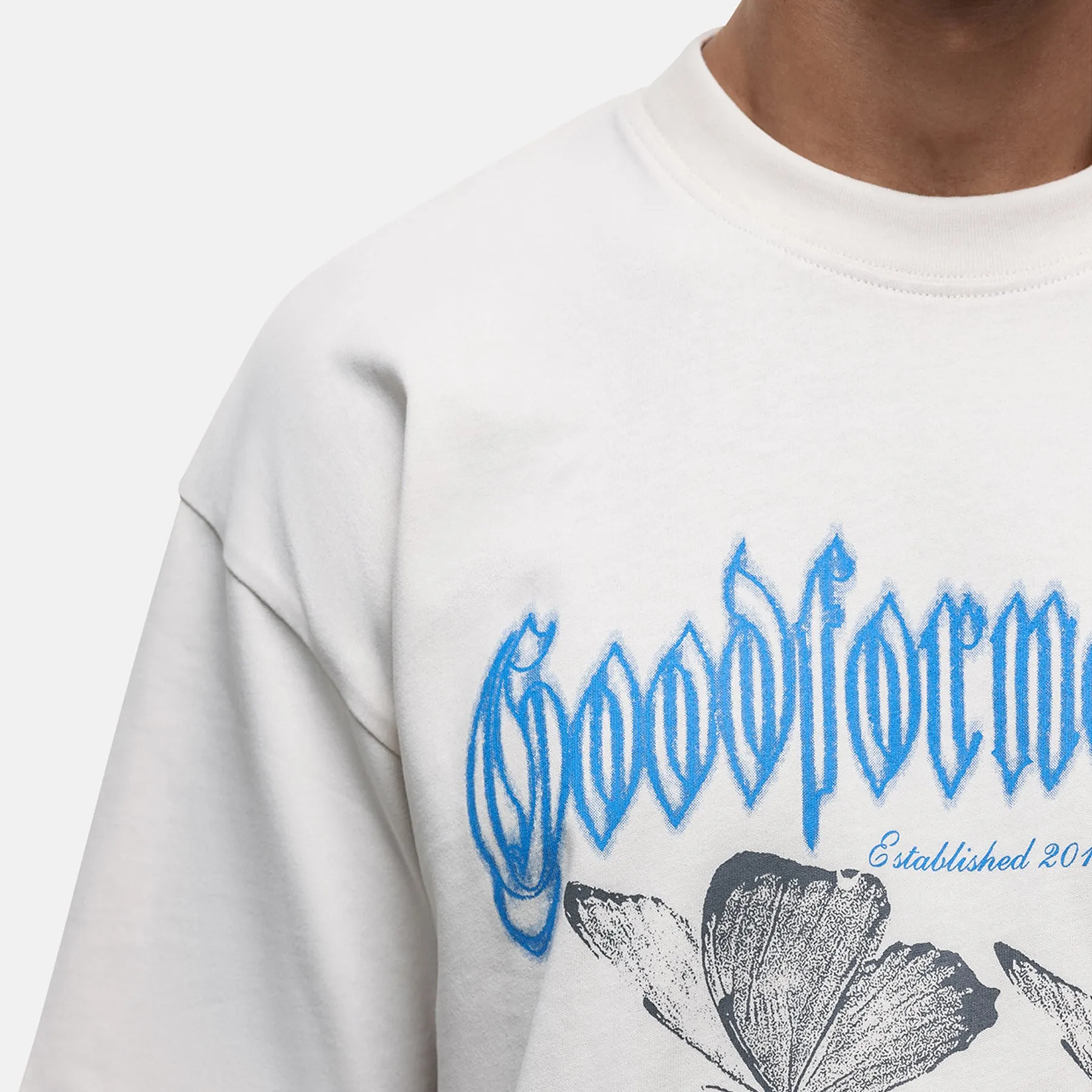 Kaleidoscope Butterfly Cream T-shirt sold by Good For Nothing Clothing product image thumbnail 3