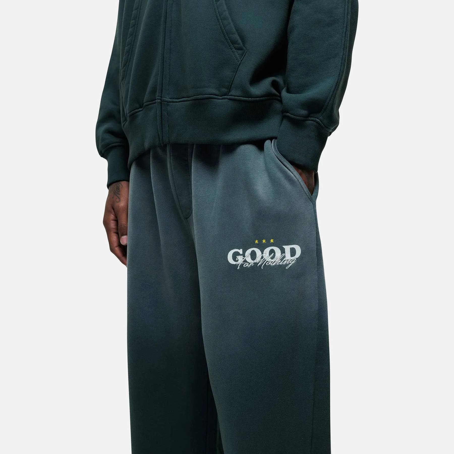 Alaska Gradient Green Sweatpants sold by Good For Nothing Clothing product image thumbnail 3
