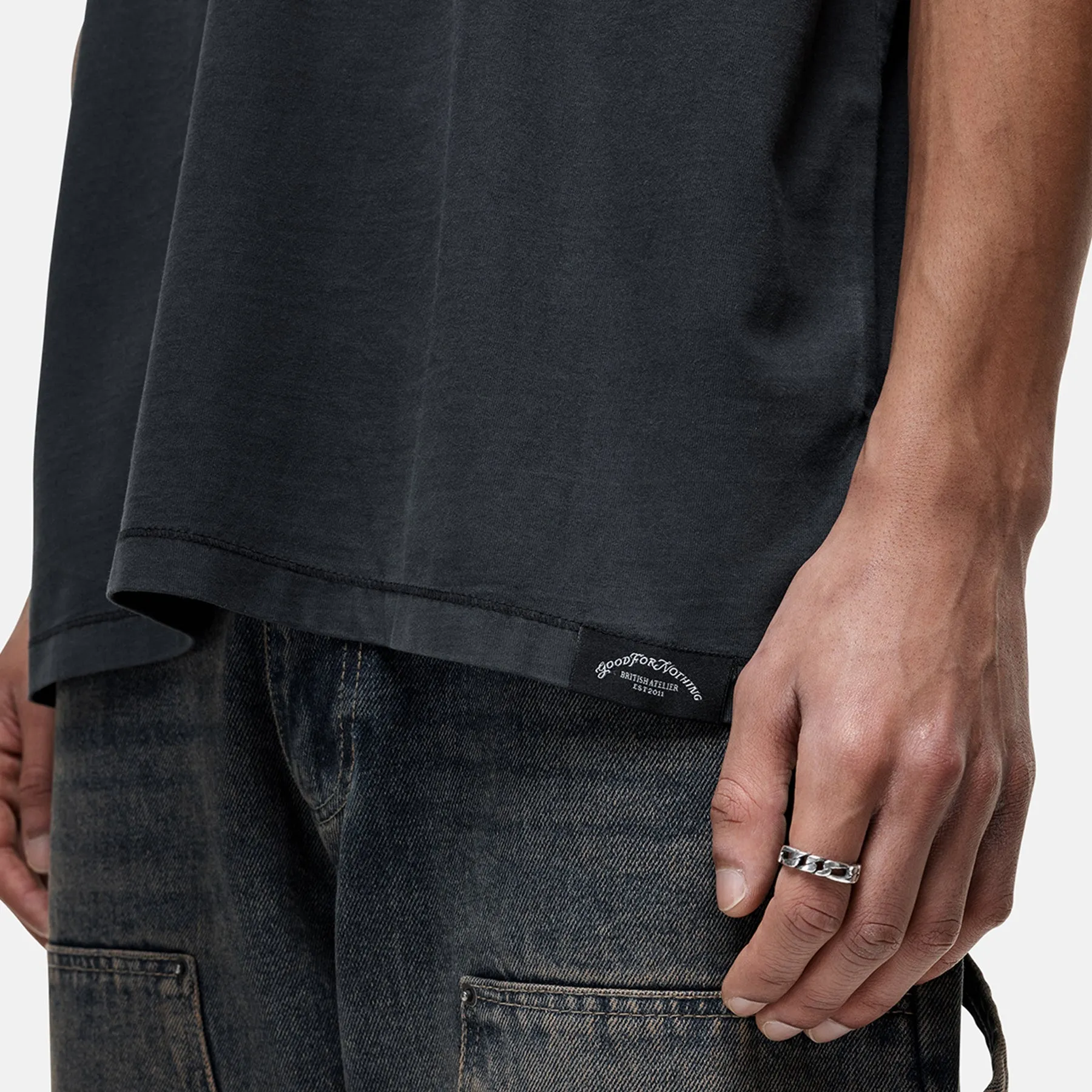 Nebraska Faded T-shirt sold by Good For Nothing Clothing product image thumbnail 2