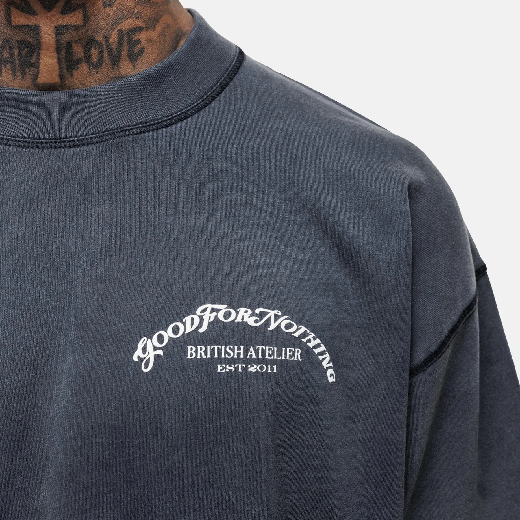 Liberty Faded Black T-shirt sold by Good For Nothing Clothing product image thumbnail 3