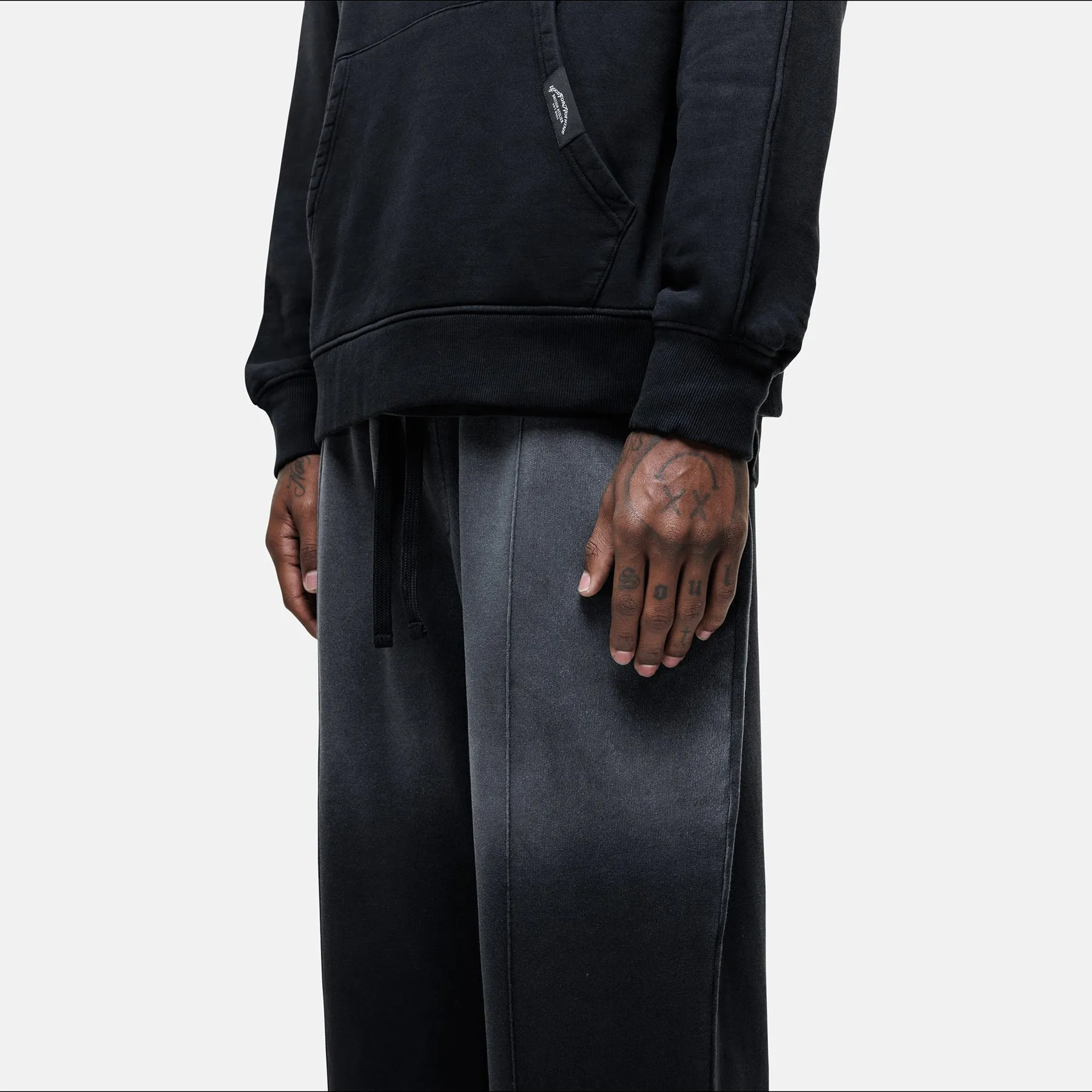 Nebraska Faded Black Jogger sold by Good For Nothing Clothing product image thumbnail 4