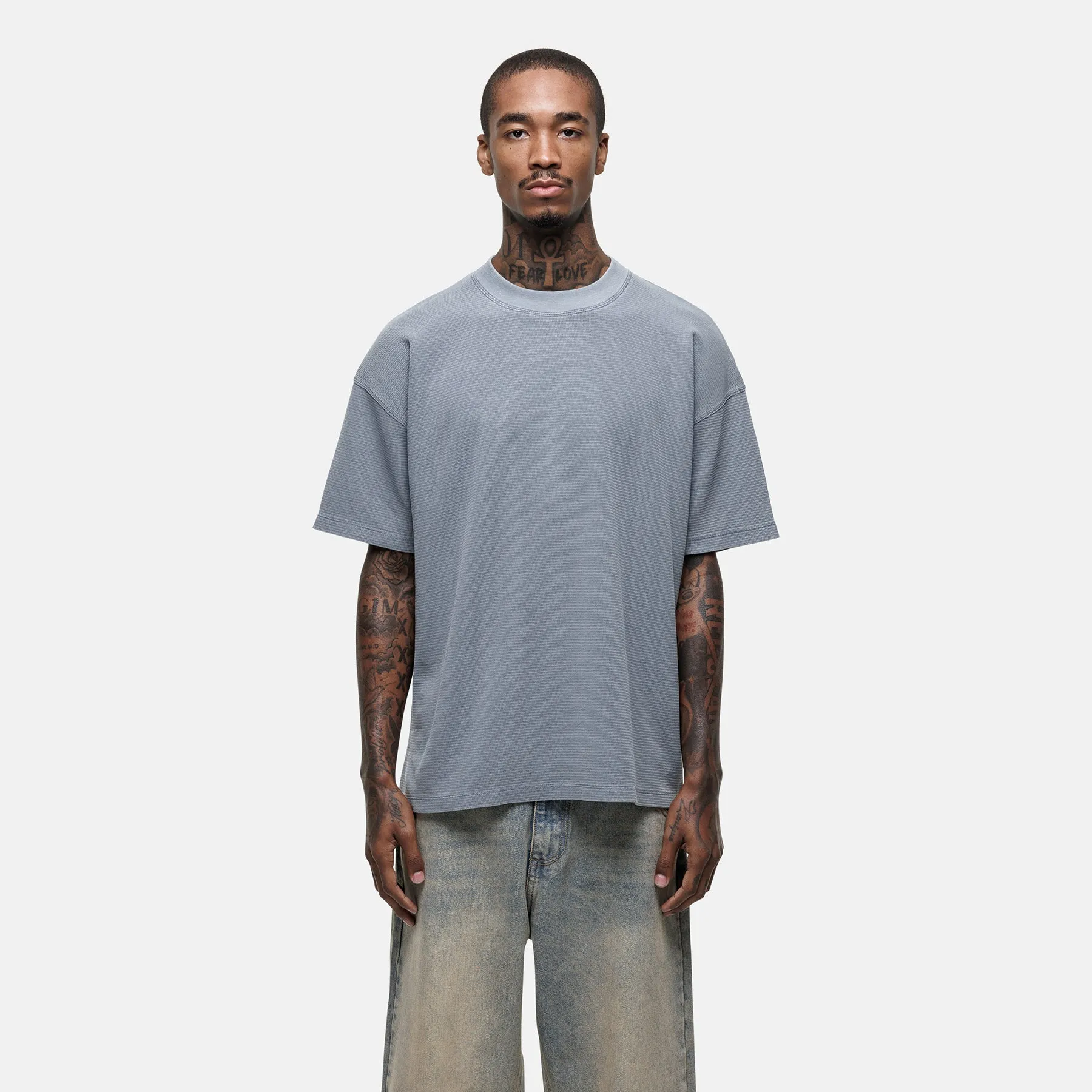 Scribble Waffle Grey T-shirt sold by Good For Nothing Clothing product image thumbnail 2