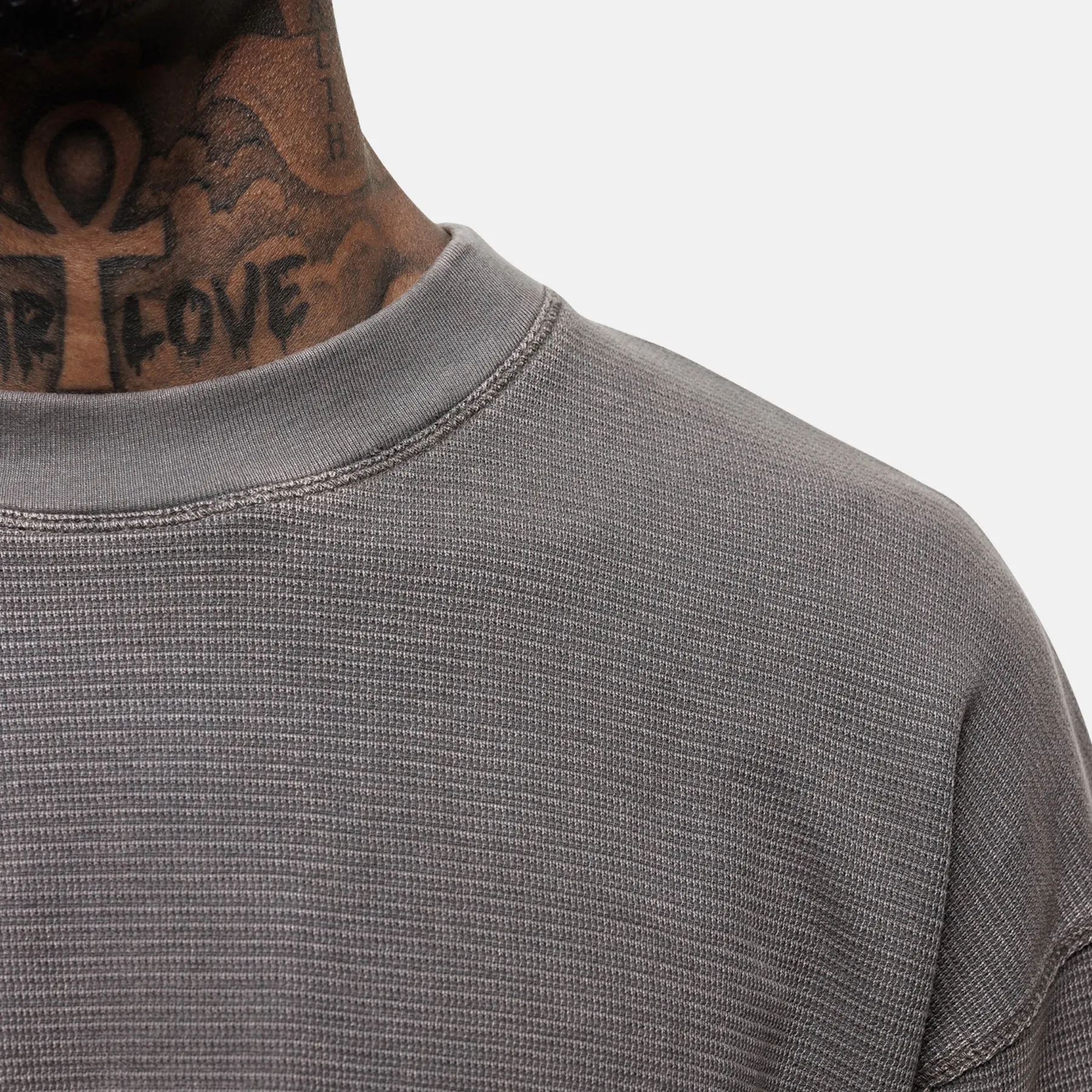 Scribble Waffle Taupe T-shirt sold by Good For Nothing Clothing product image thumbnail 4