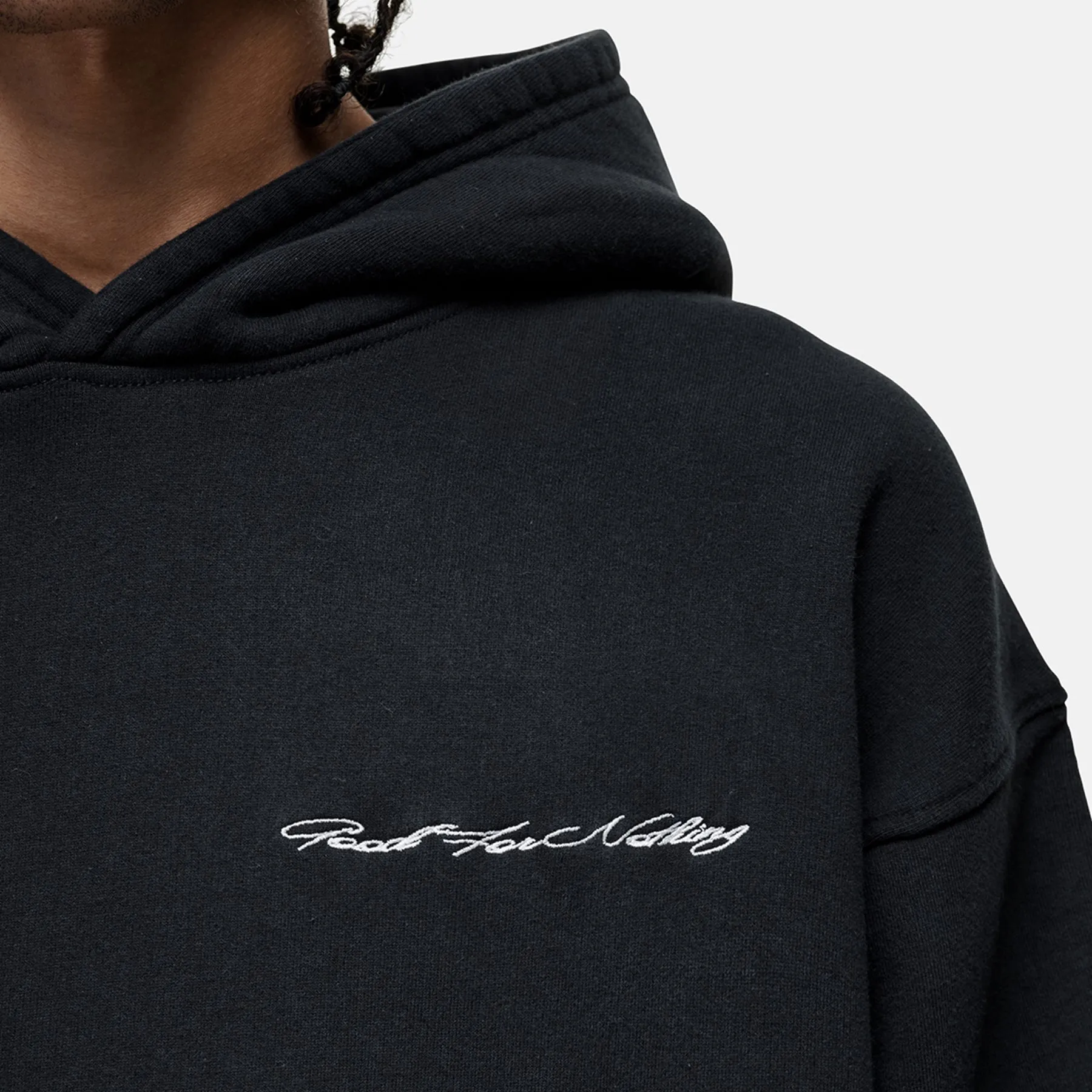 Scribble Washed Black Hoodie sold by Good for Nothing product image thumbnail 3