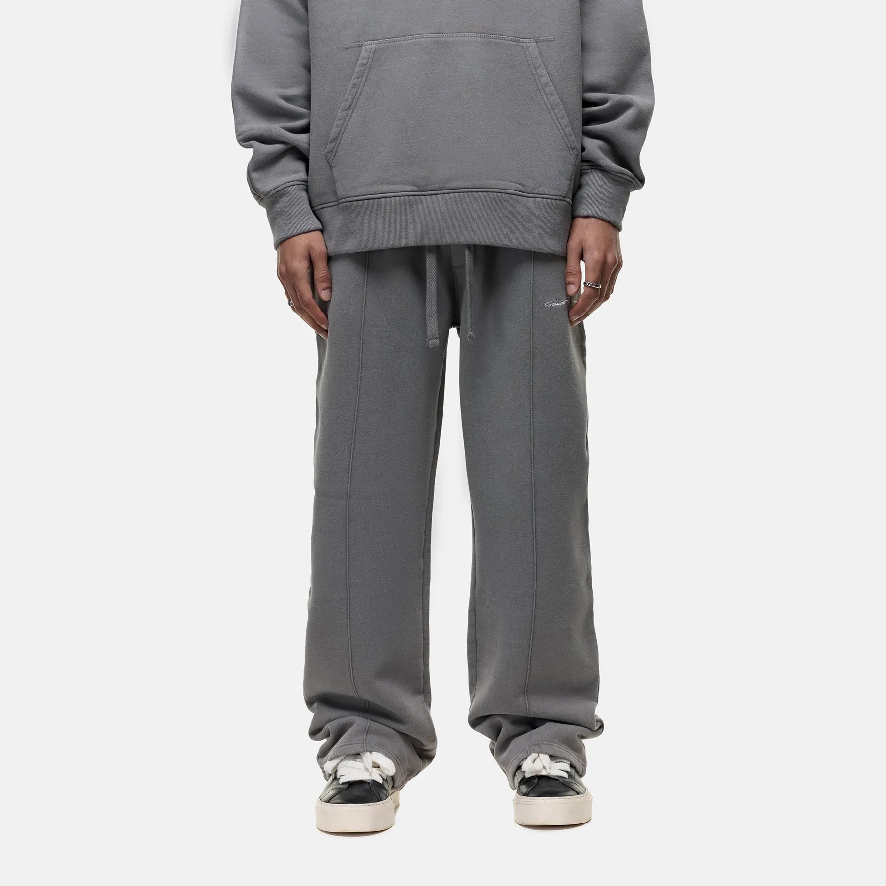 Scribble Washed Grey Joggers sold by Good For Nothing Clothing product image thumbnail 2