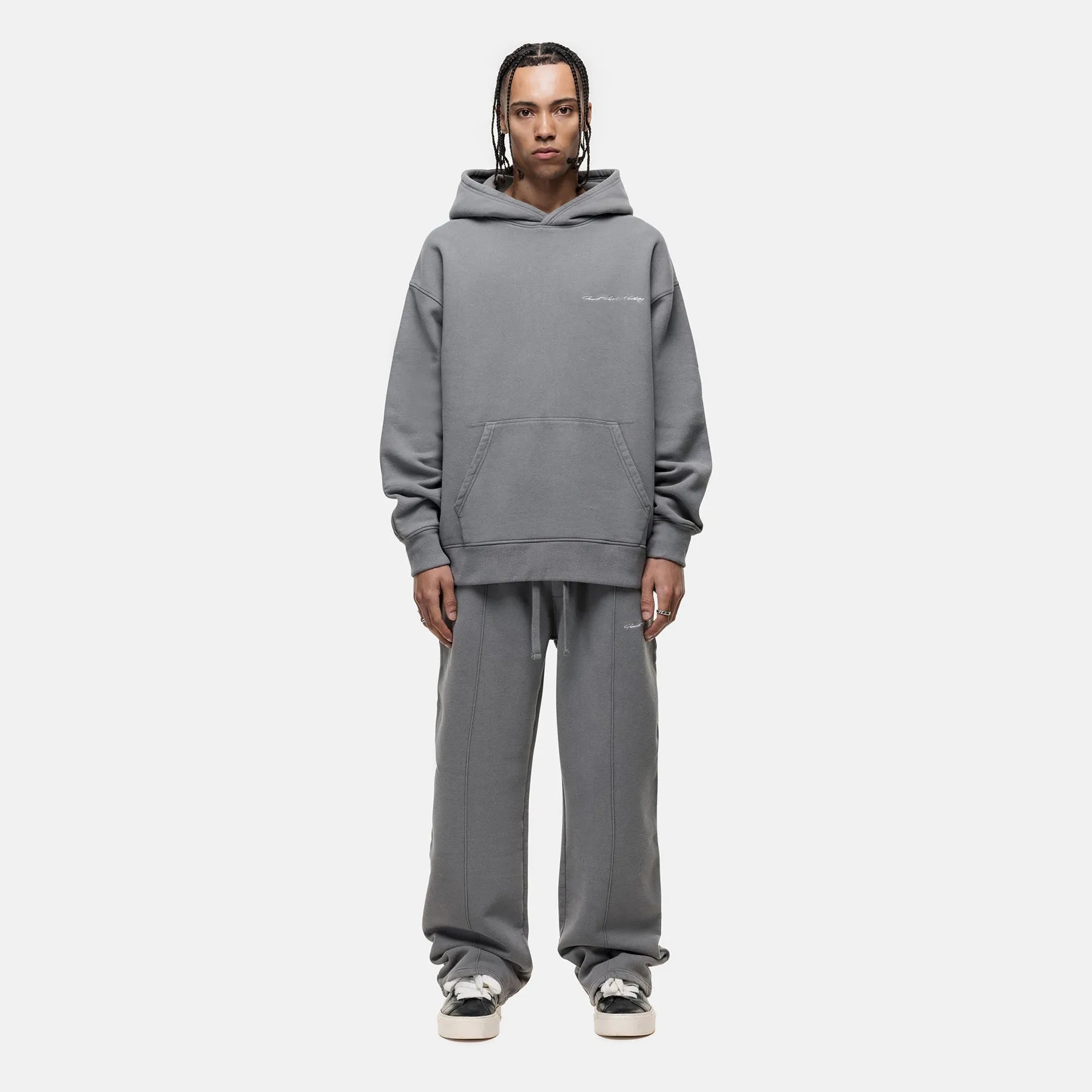 Scribble Washed Grey Joggers sold by Good For Nothing Clothing product image thumbnail 4