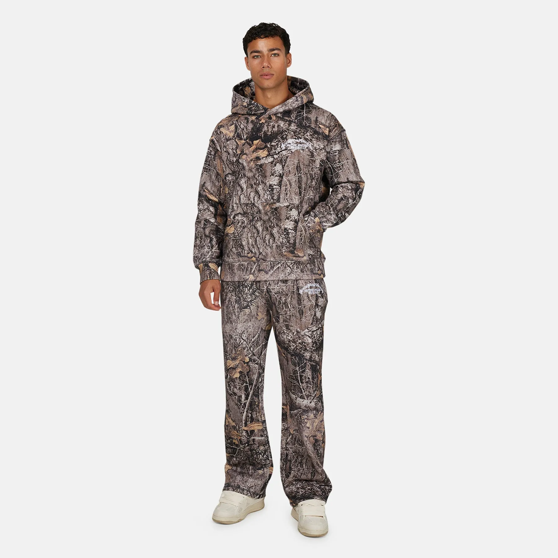 Woodland Camo Brown Sweatpants sold by Good For Nothing Clothing product image thumbnail 5