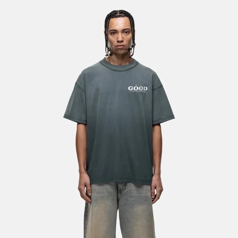 Alaska Gradient Green T-shirt sold by Good For Nothing Clothing