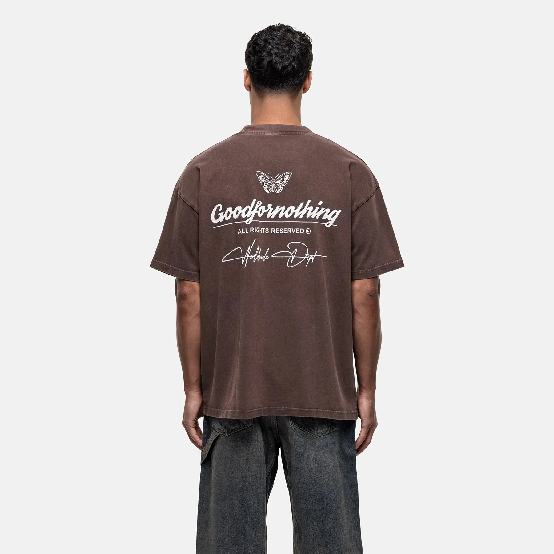 Cult Butterfly Rust T-shirt sold by Good For Nothing Clothing product image thumbnail 2