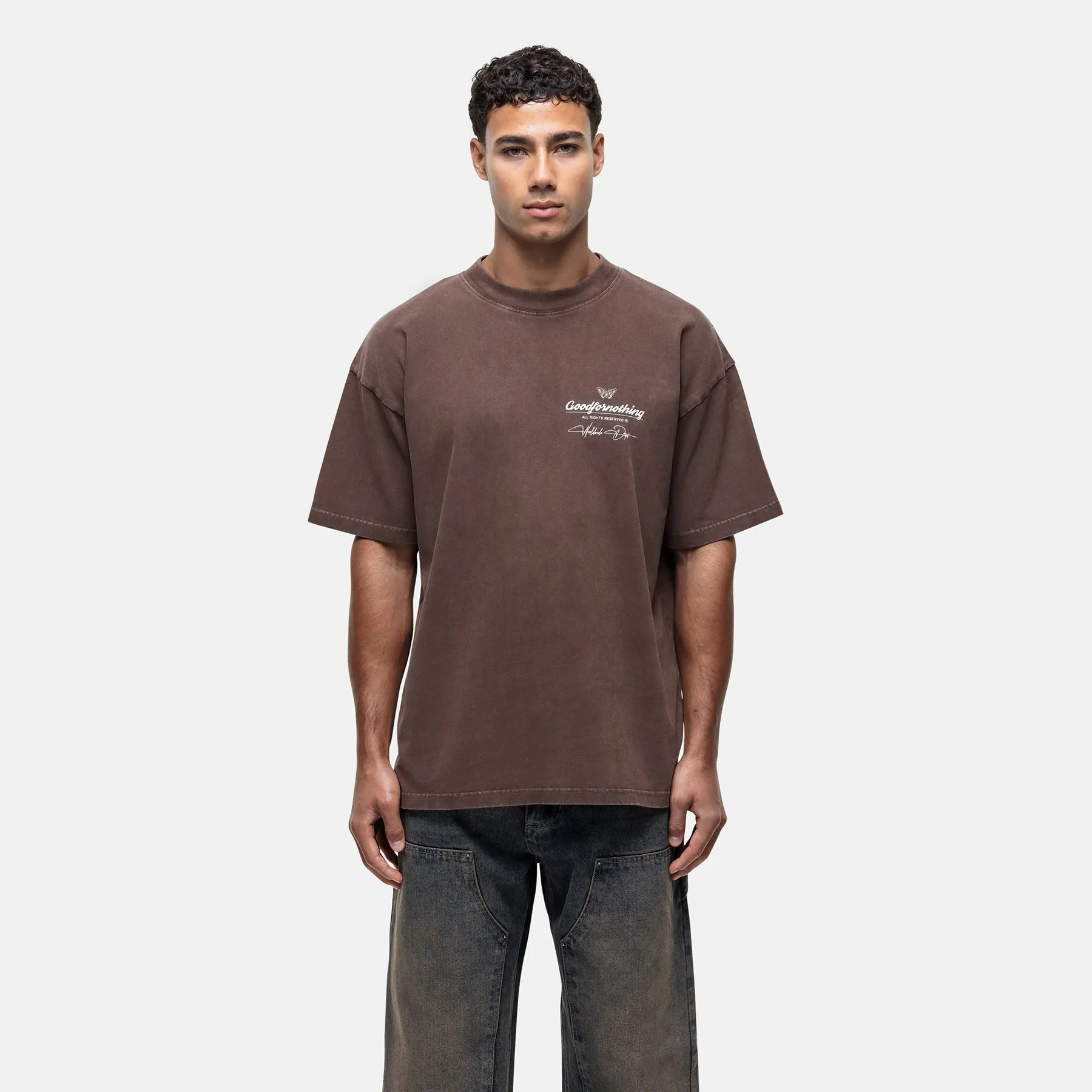 Cult Butterfly Rust T-shirt sold by Good For Nothing Clothing