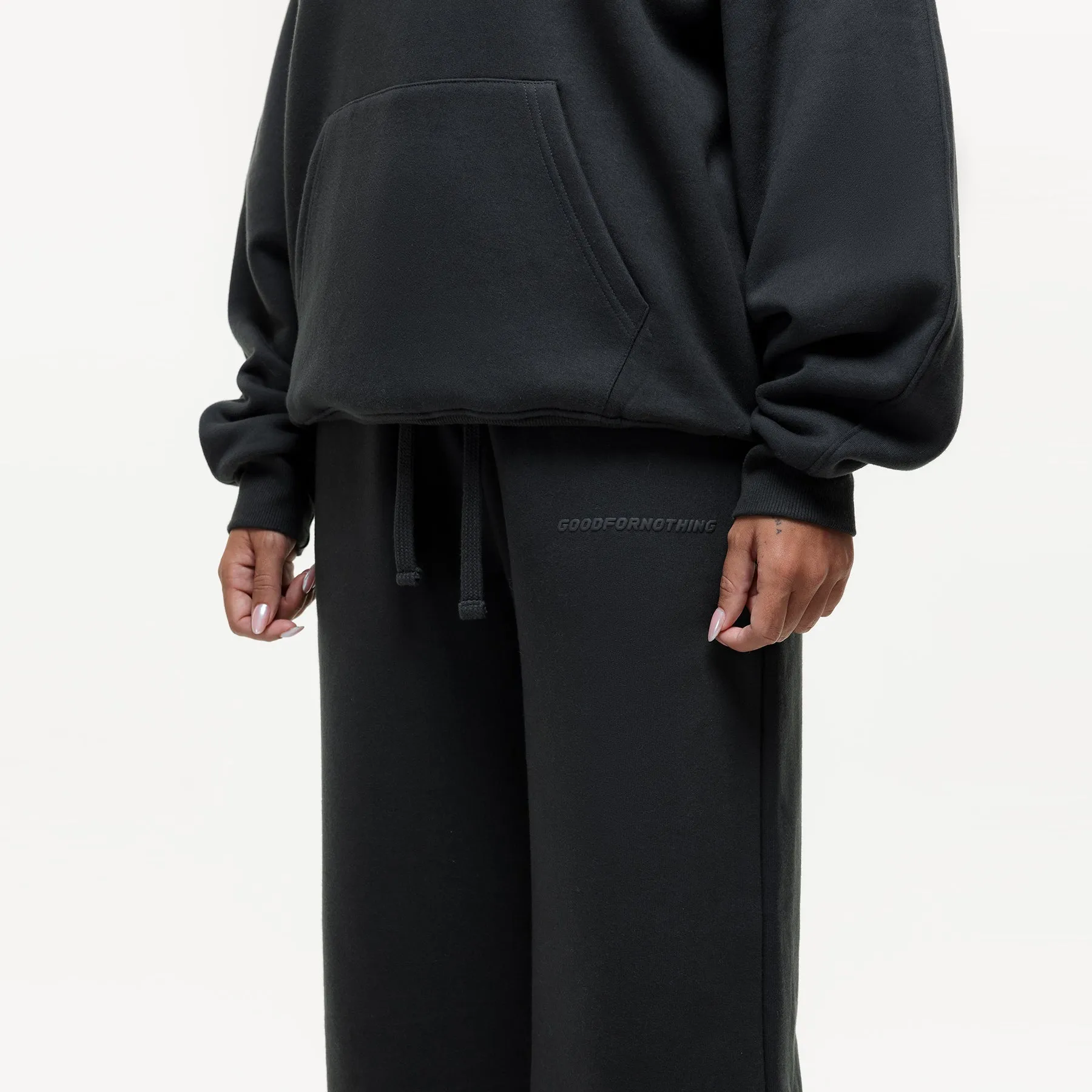 Vintage Onyx Black Sweatpant sold by Good For Nothing Clothing product image thumbnail 3