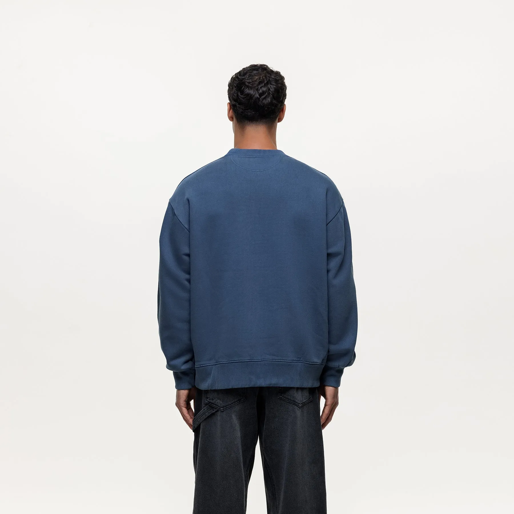 Atelier Navy Washed Sweatshirt sold by Good For Nothing Clothing product image thumbnail 2
