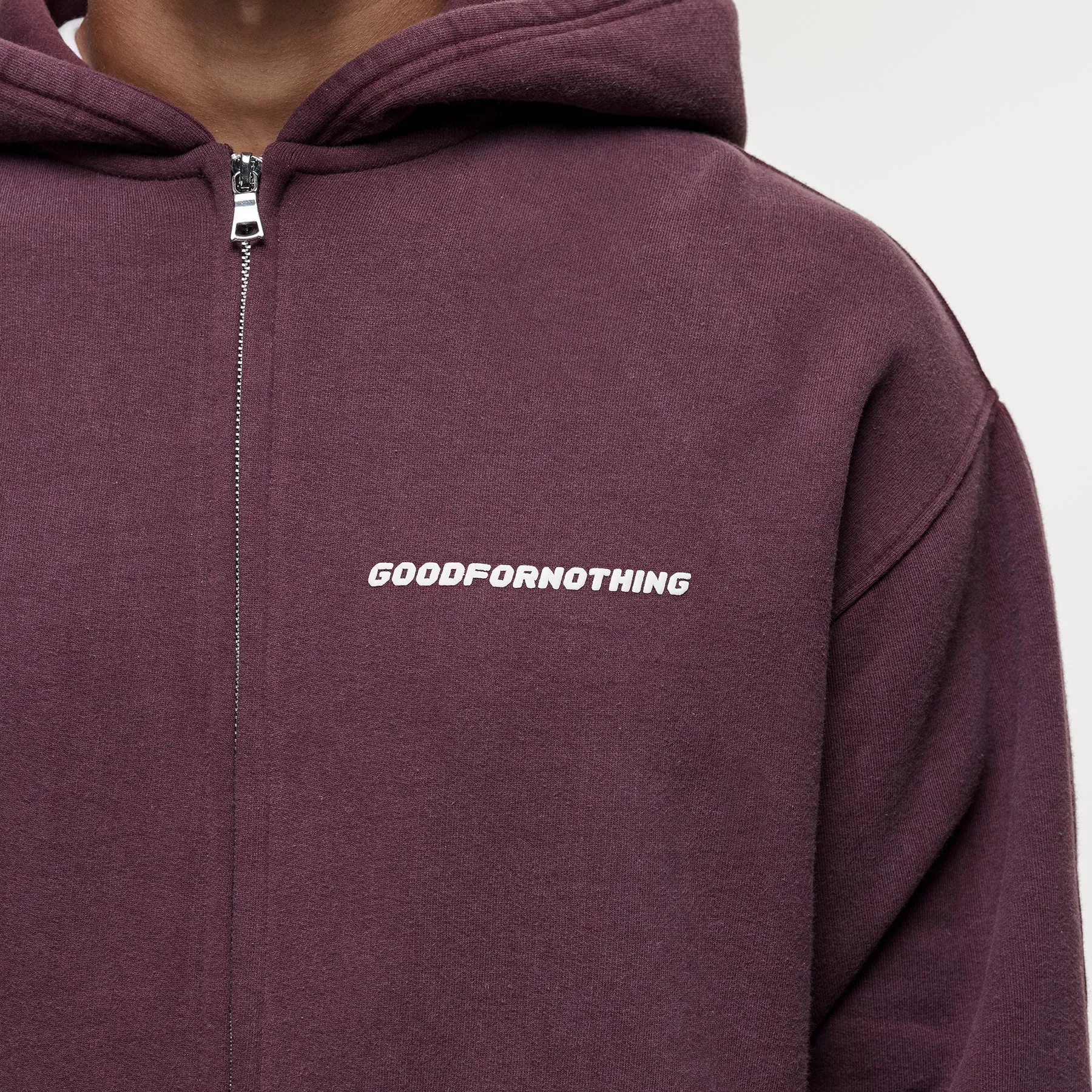 Vintage Washed Huckleberry Zip Hoodie sold by Good For Nothing Clothing product image thumbnail 2