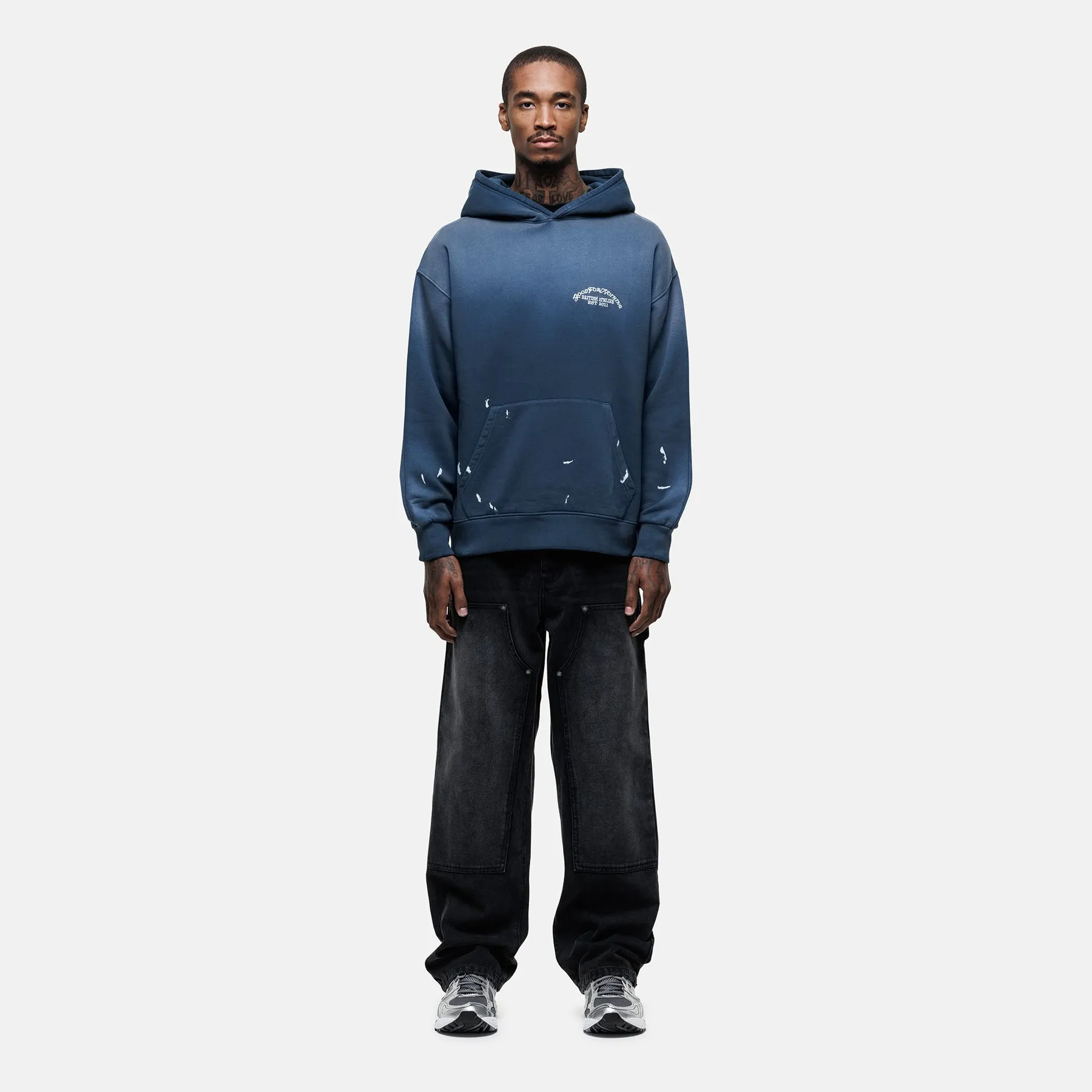 Abrade Gradient Blue Hoodie sold by Good for Nothing product image thumbnail 4
