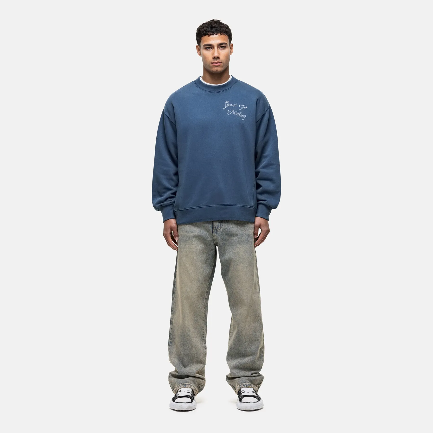 Imaginary Navy Sweatshirt sold by Good For Nothing Clothing product image thumbnail 5