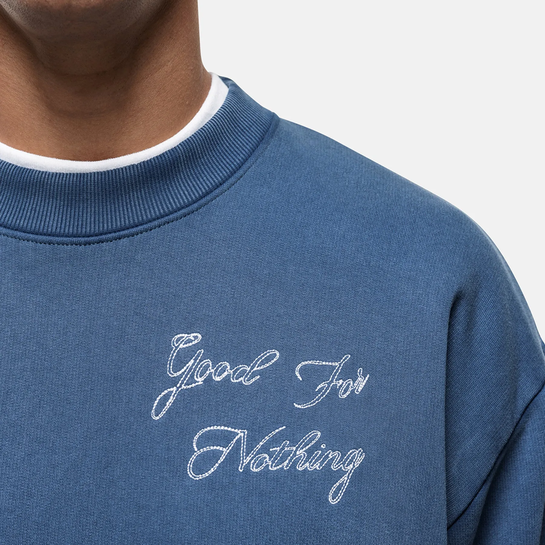 Imaginary Navy Sweatshirt sold by Good For Nothing Clothing product image thumbnail 3