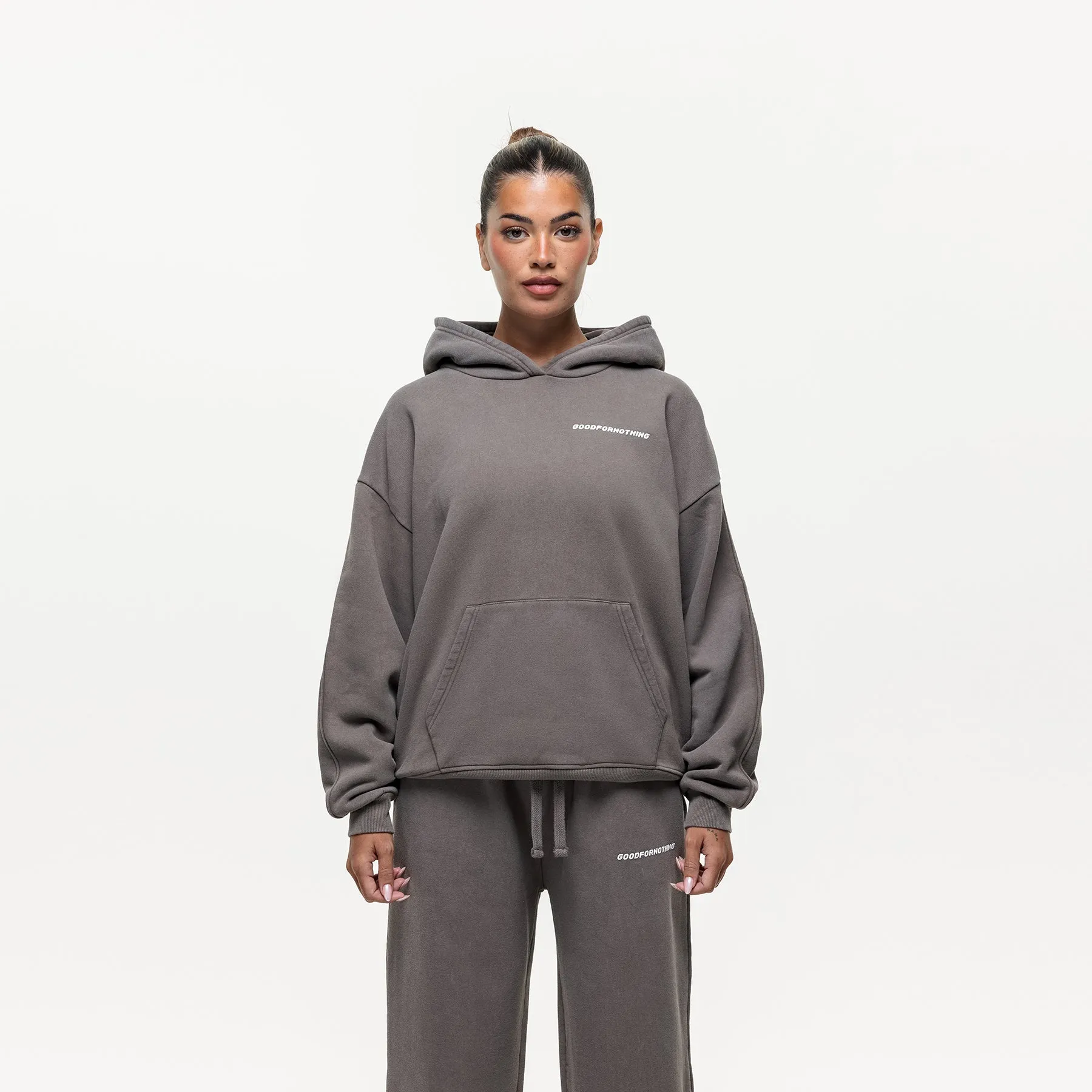 Vintage Washed Walnut Hoodie sold by Good For Nothing Clothing