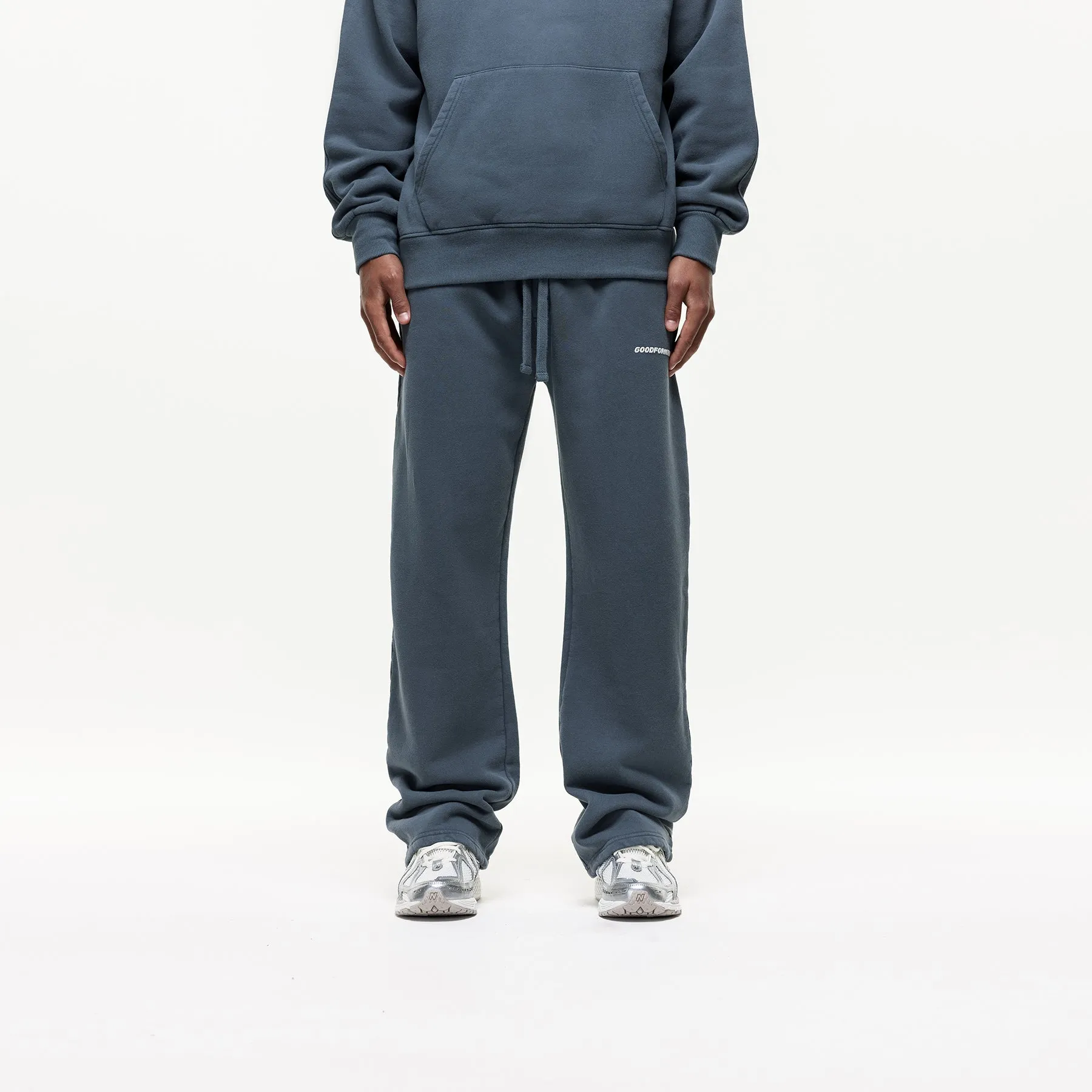 Vintage Washed Blue Sweatpants sold by Good For Nothing Clothing