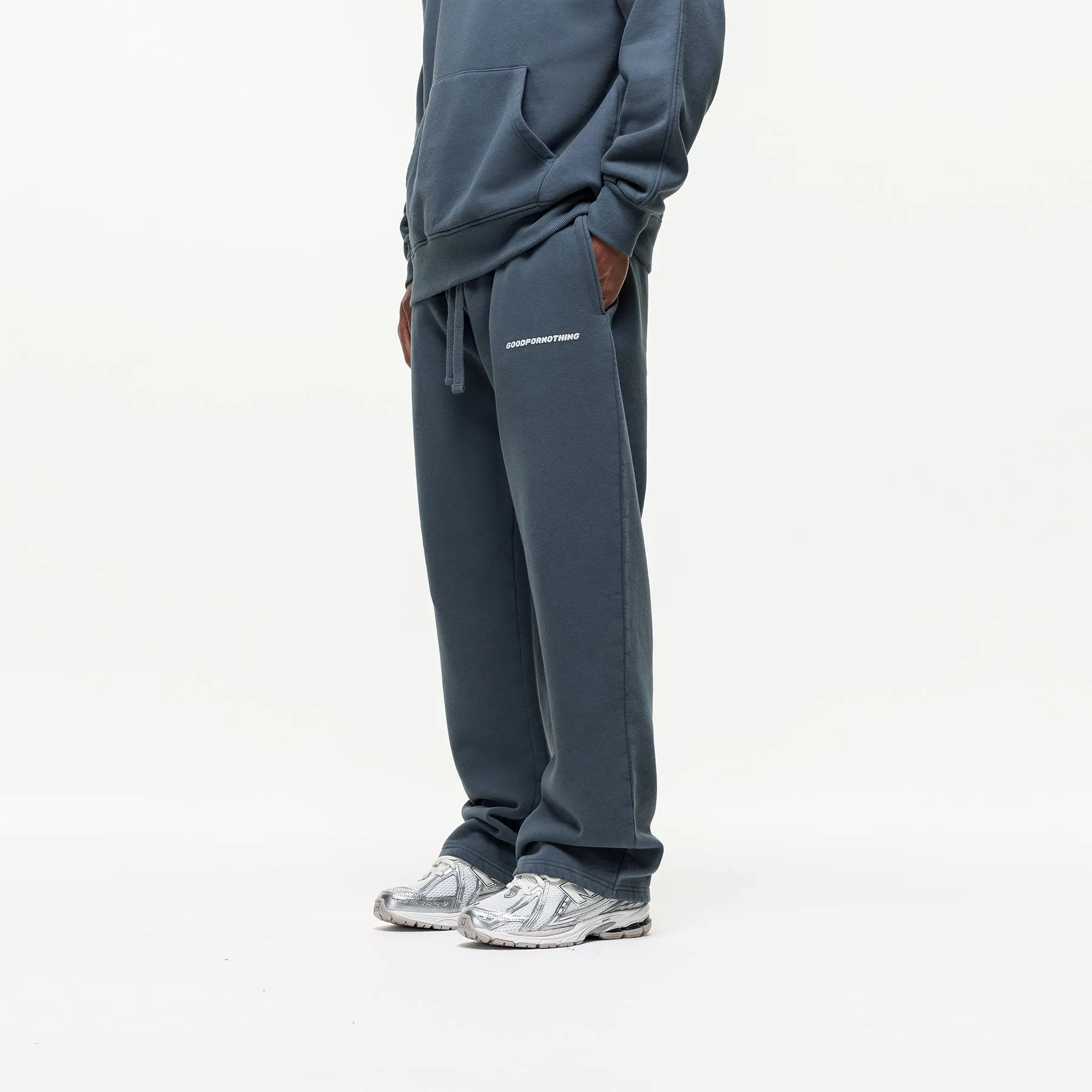 Vintage Washed Blue Sweatpants sold by Good For Nothing Clothing product image thumbnail 2