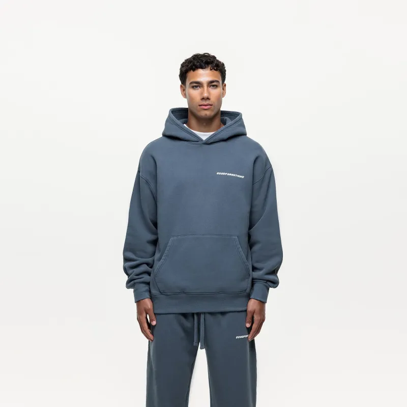 Vintage Washed Blue Hoodie sold by Good For Nothing Clothing