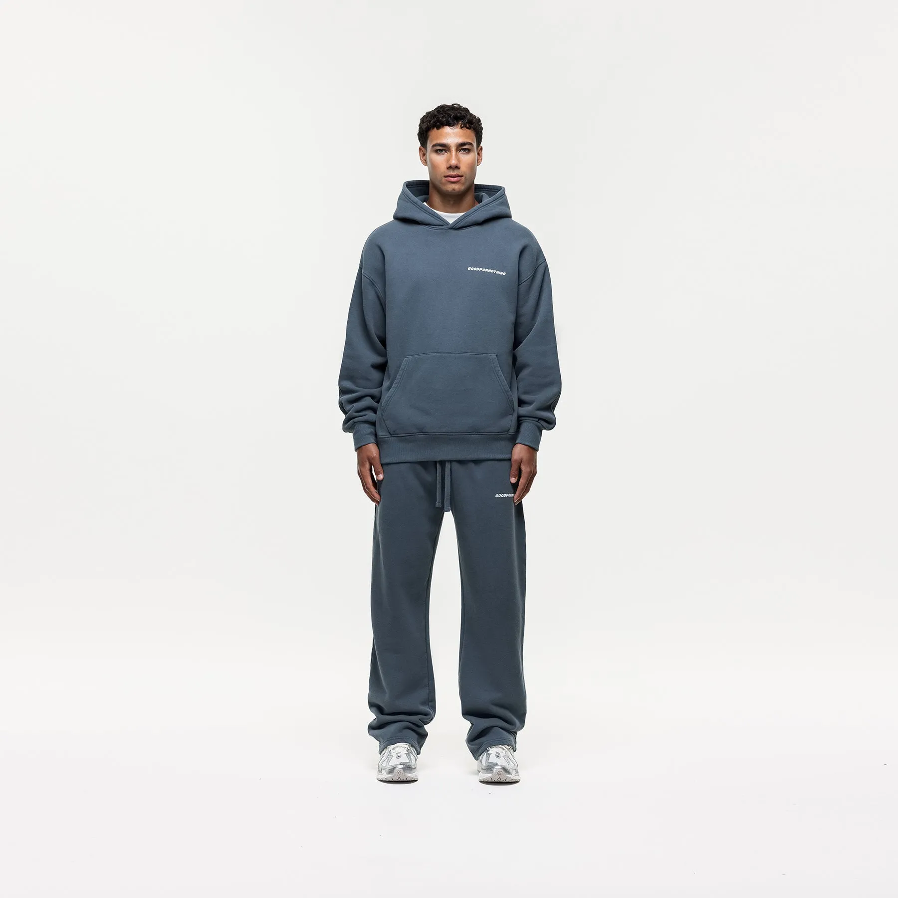 Vintage Washed Blue Hoodie sold by Good for Nothing product image thumbnail 4