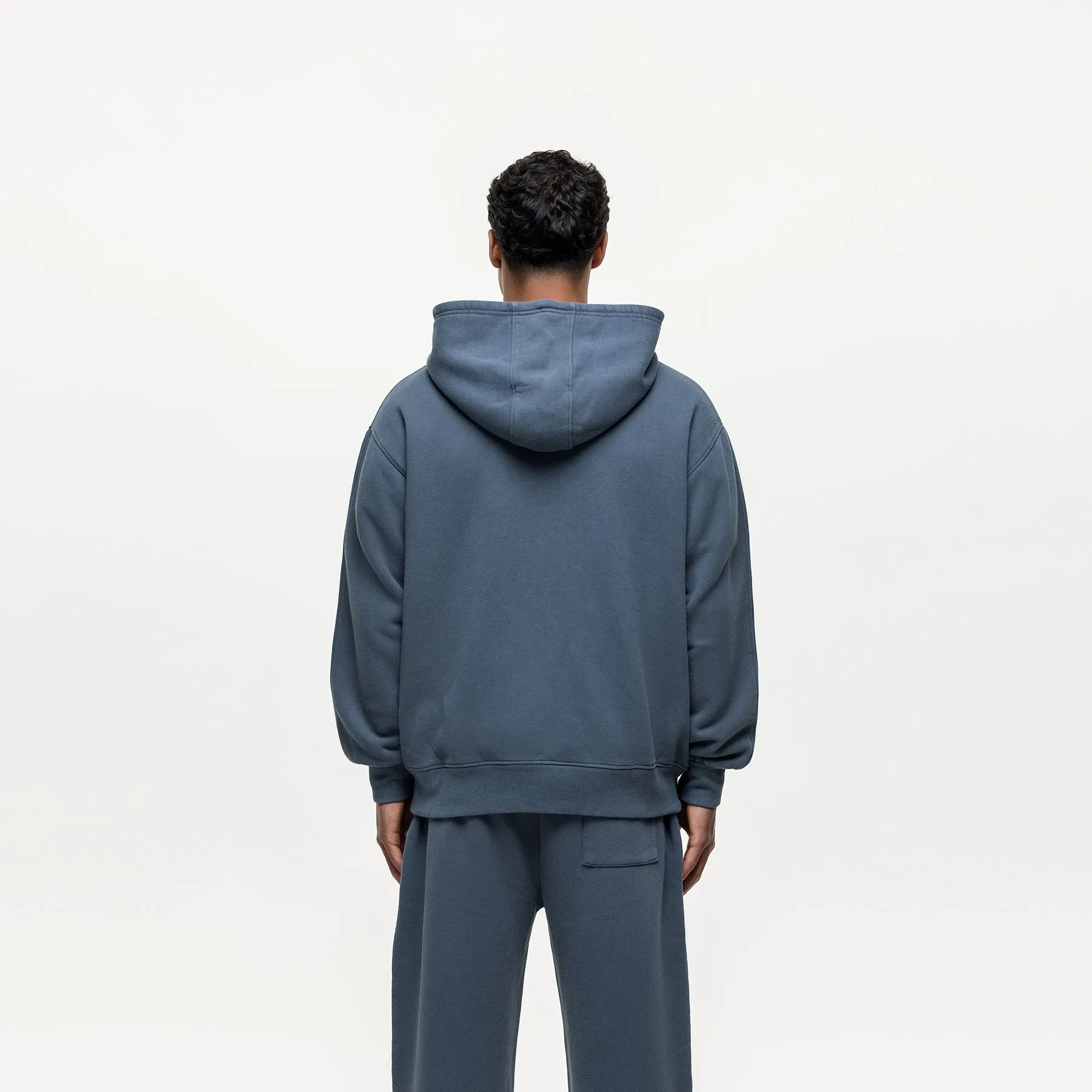 Vintage Washed Blue Zip Hoodie sold by Good For Nothing Clothing product image thumbnail 3