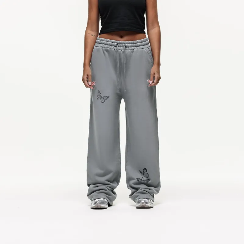 Butterfly Fade Grey Sweatpants (Final Sale) sold by Good For Nothing Clothing
