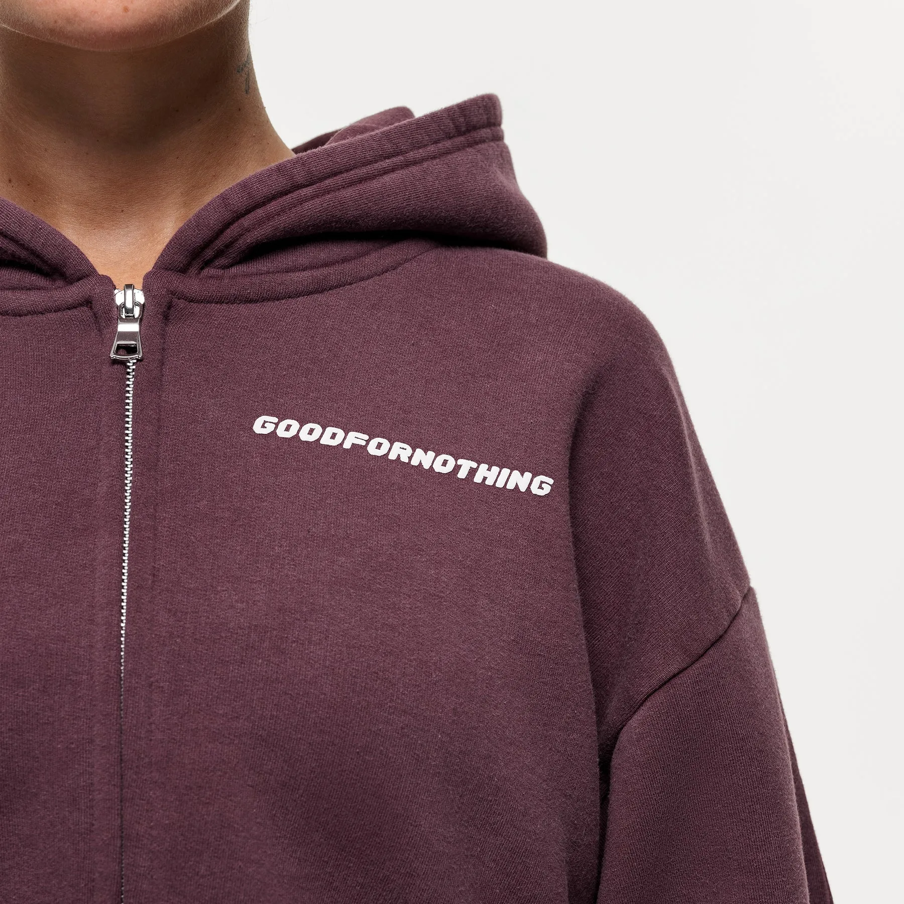 Vintage Washed Huckleberry Zip Hoodie sold by Good for Nothing product image thumbnail 5