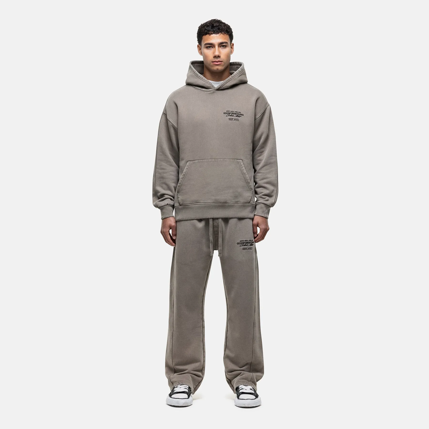 Atelier Washed Taupe Sweatpants sold by Good For Nothing Clothing product image thumbnail 4