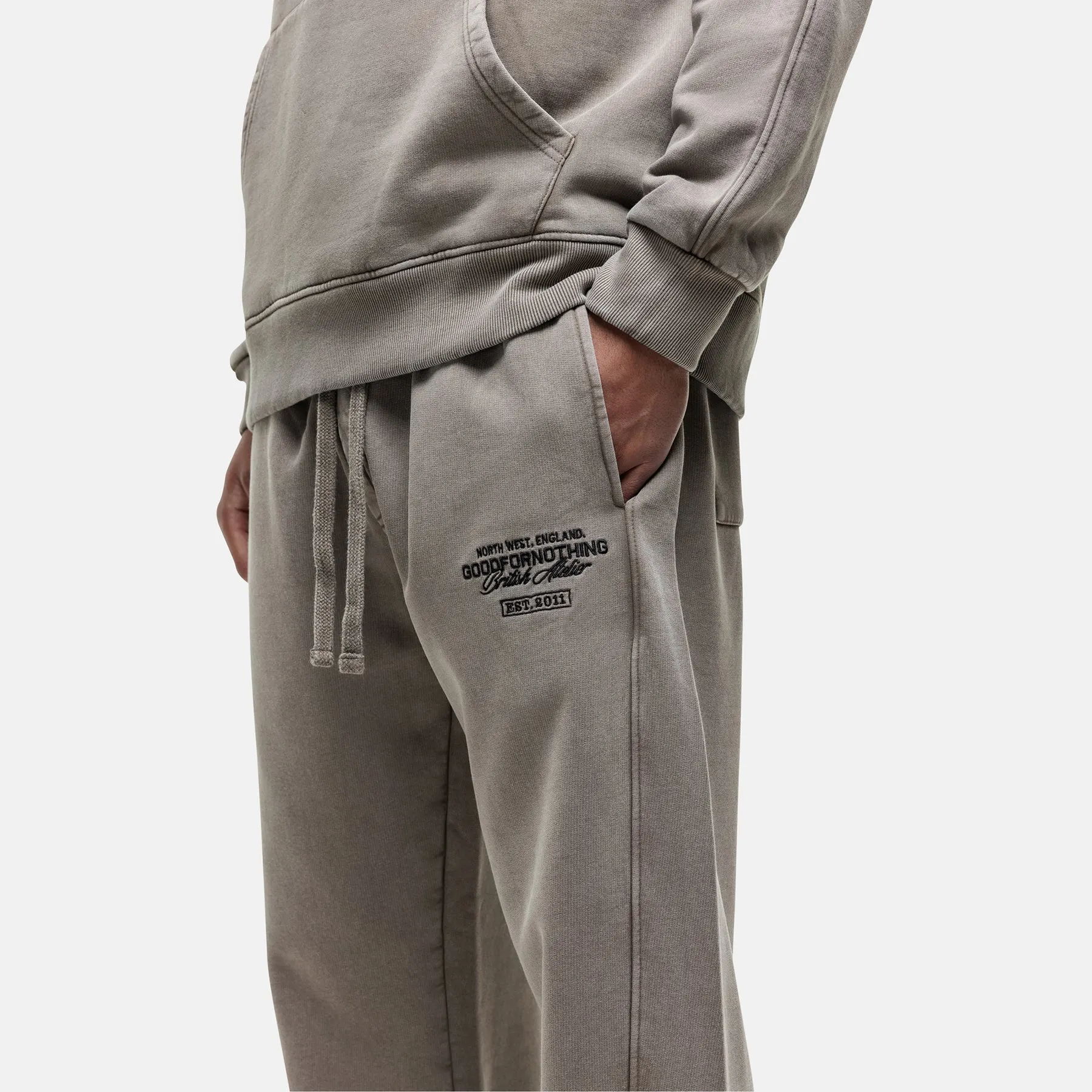 Atelier Washed Taupe Sweatpants sold by Good For Nothing Clothing product image thumbnail 3