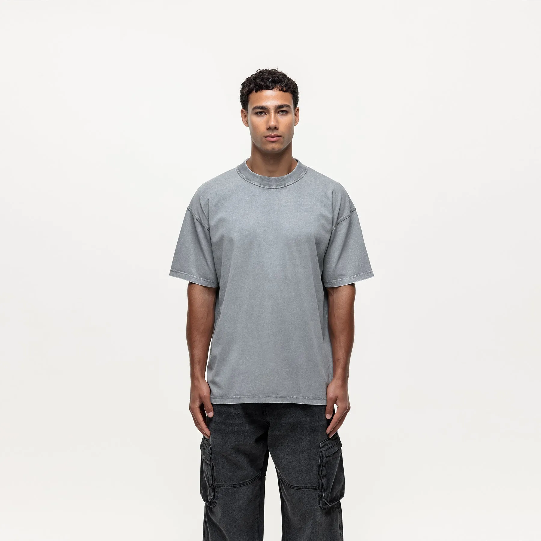 Reverse Washed Grey T-shirt sold by Good for Nothing