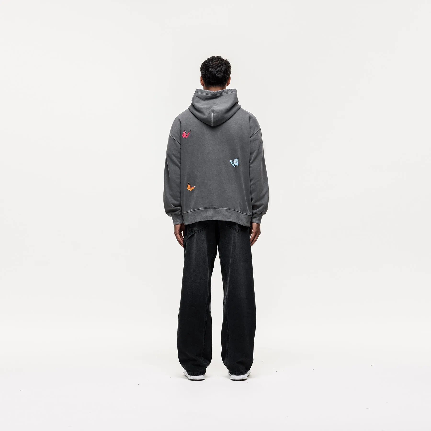 Flight Washed Grey Hoodie sold by Good For Nothing Clothing product image thumbnail 4