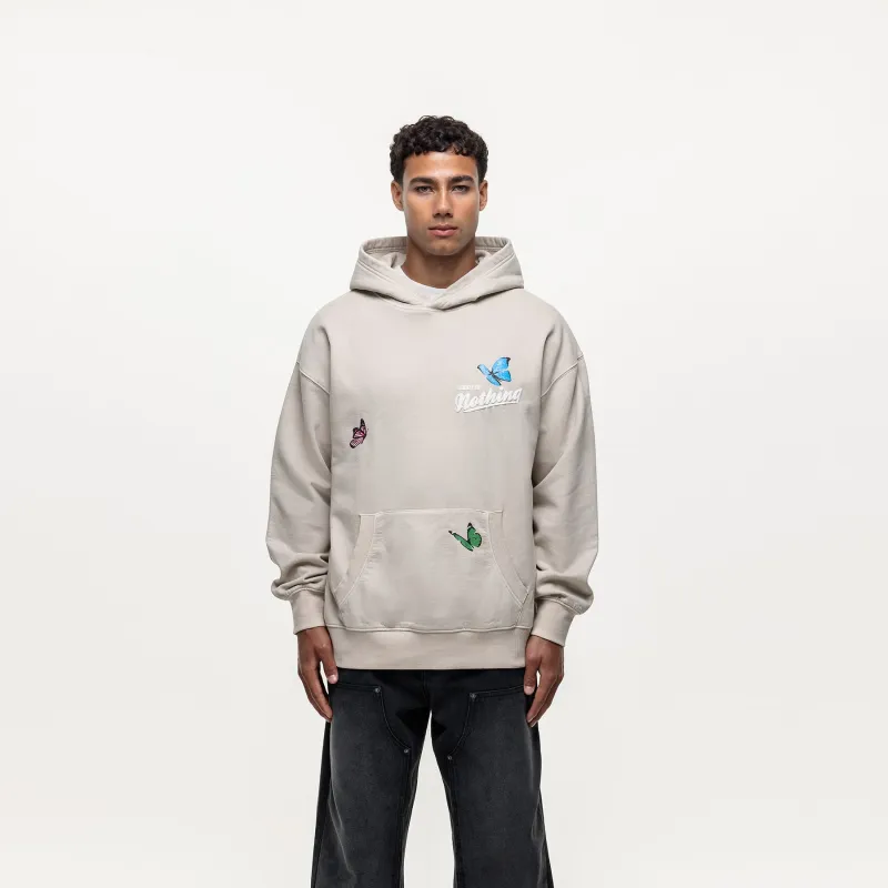 Flight Washed Stone Hoodie sold by Good For Nothing Clothing