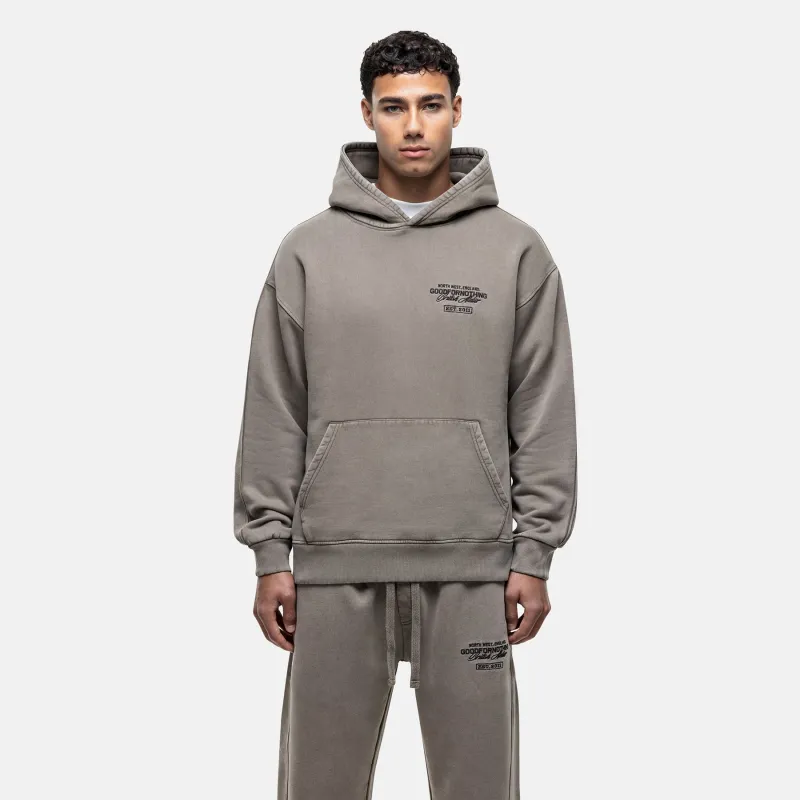 Atelier Washed Taupe Hoodie sold by Good For Nothing Clothing