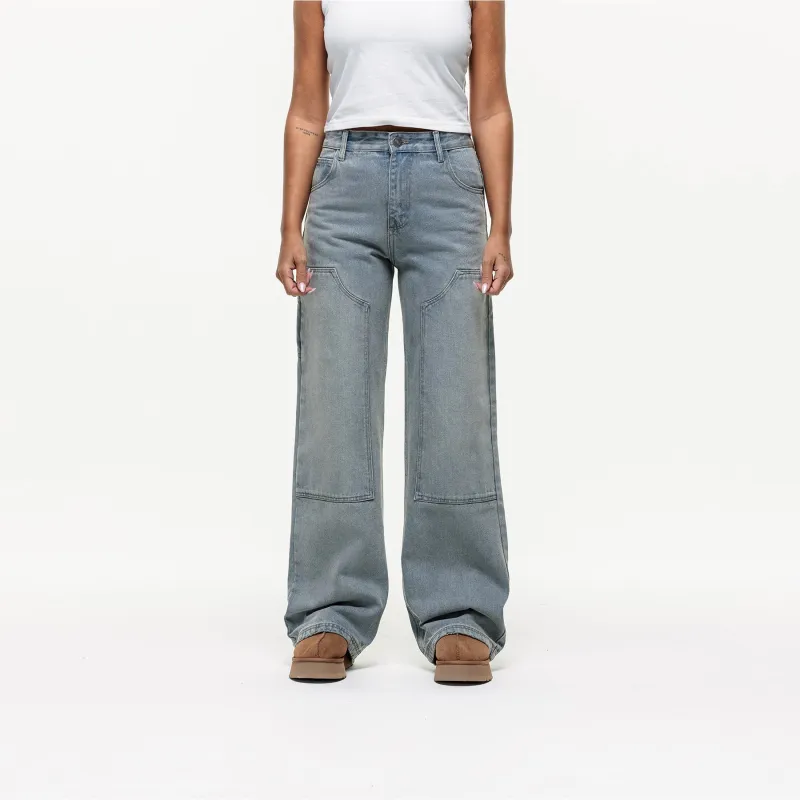 Heavy Carpenter Light Blue Denim Jeans sold by Good For Nothing Clothing
