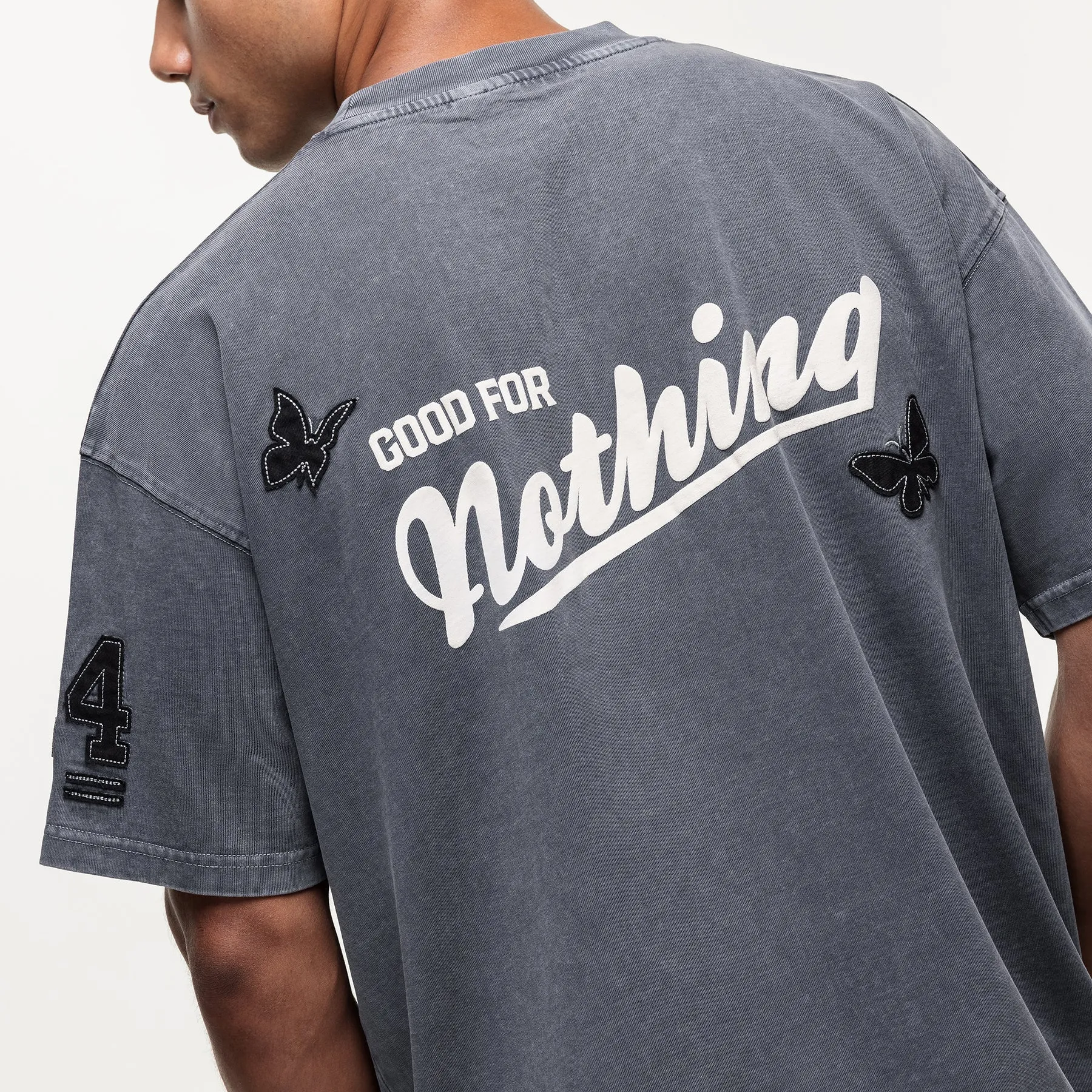 Oversized Team Grey T-shirt sold by Good for Nothing product image thumbnail 4