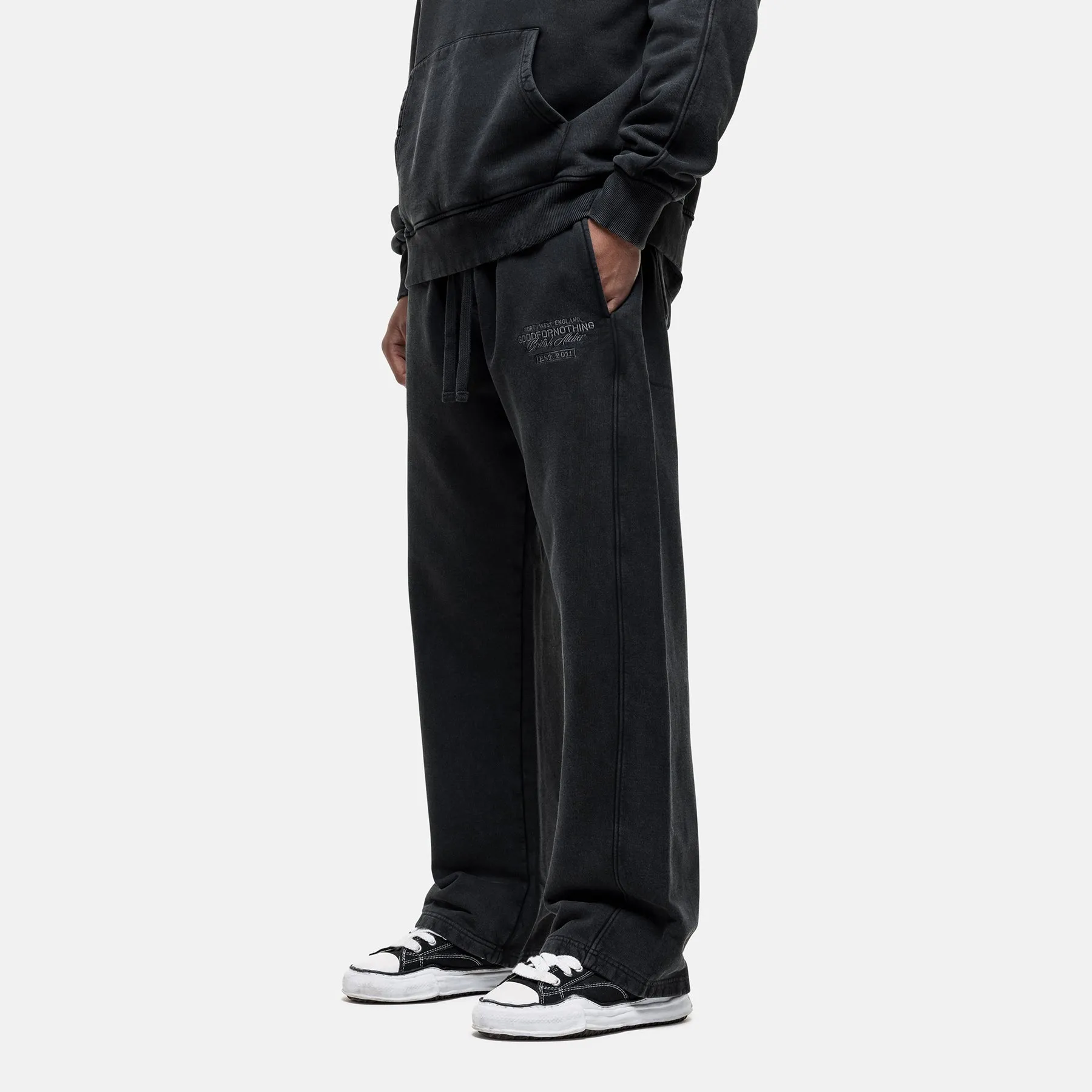 Atelier Washed Black Sweatpants sold by Good for Nothing product image thumbnail 2