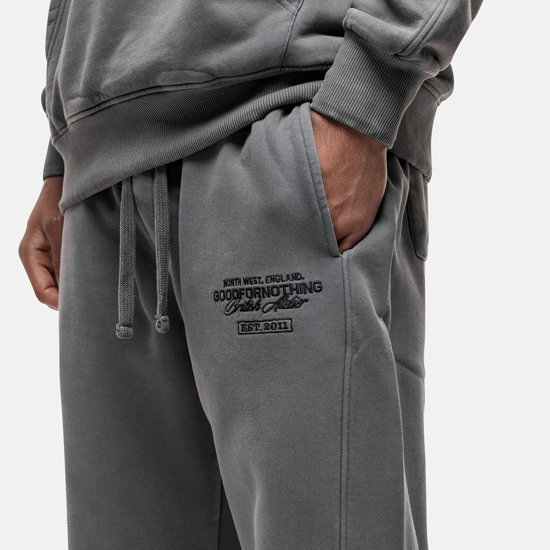 Atelier Washed Grey Sweatpants sold by Good For Nothing Clothing product image thumbnail 3