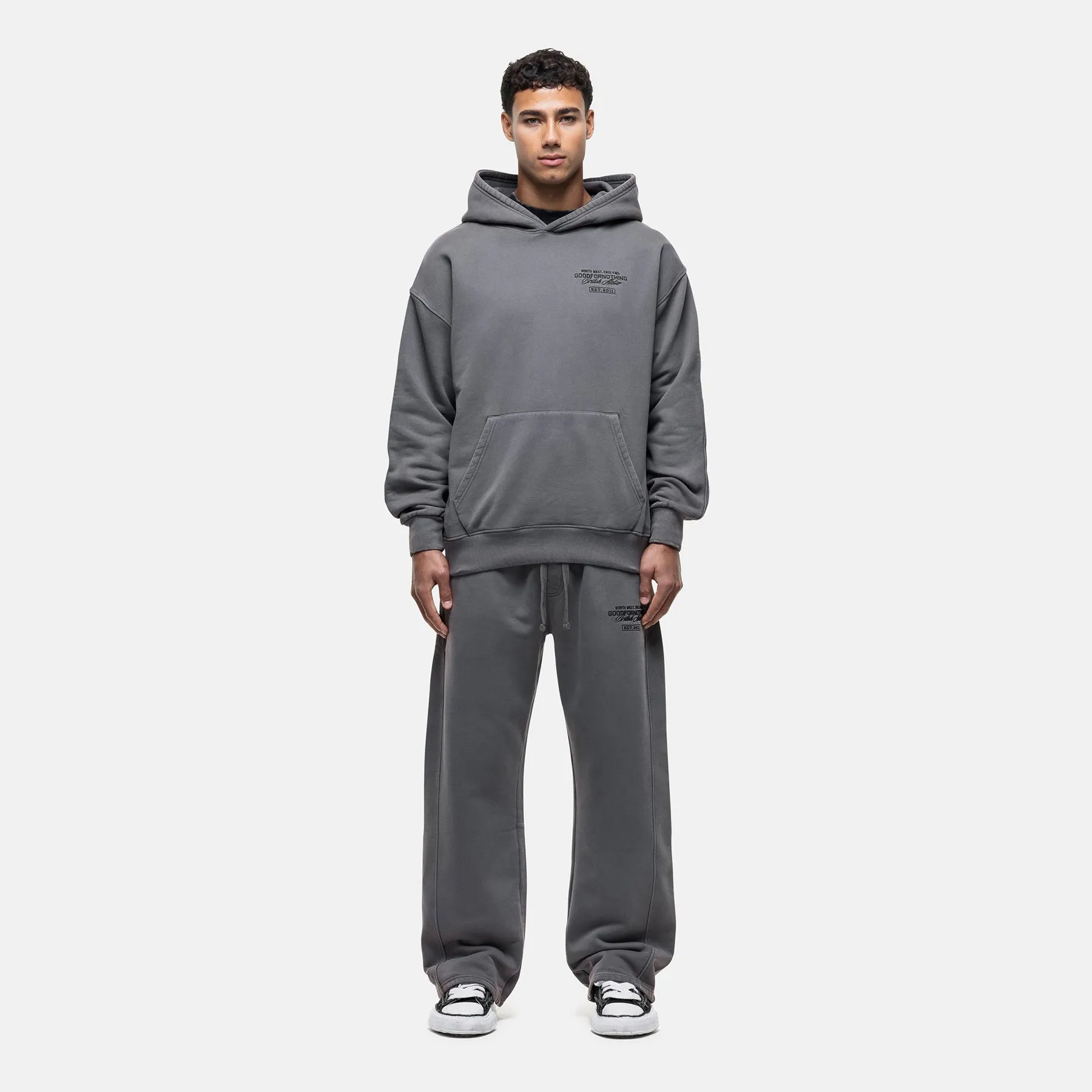 Atelier Washed Grey Sweatpants sold by Good For Nothing Clothing product image thumbnail 5