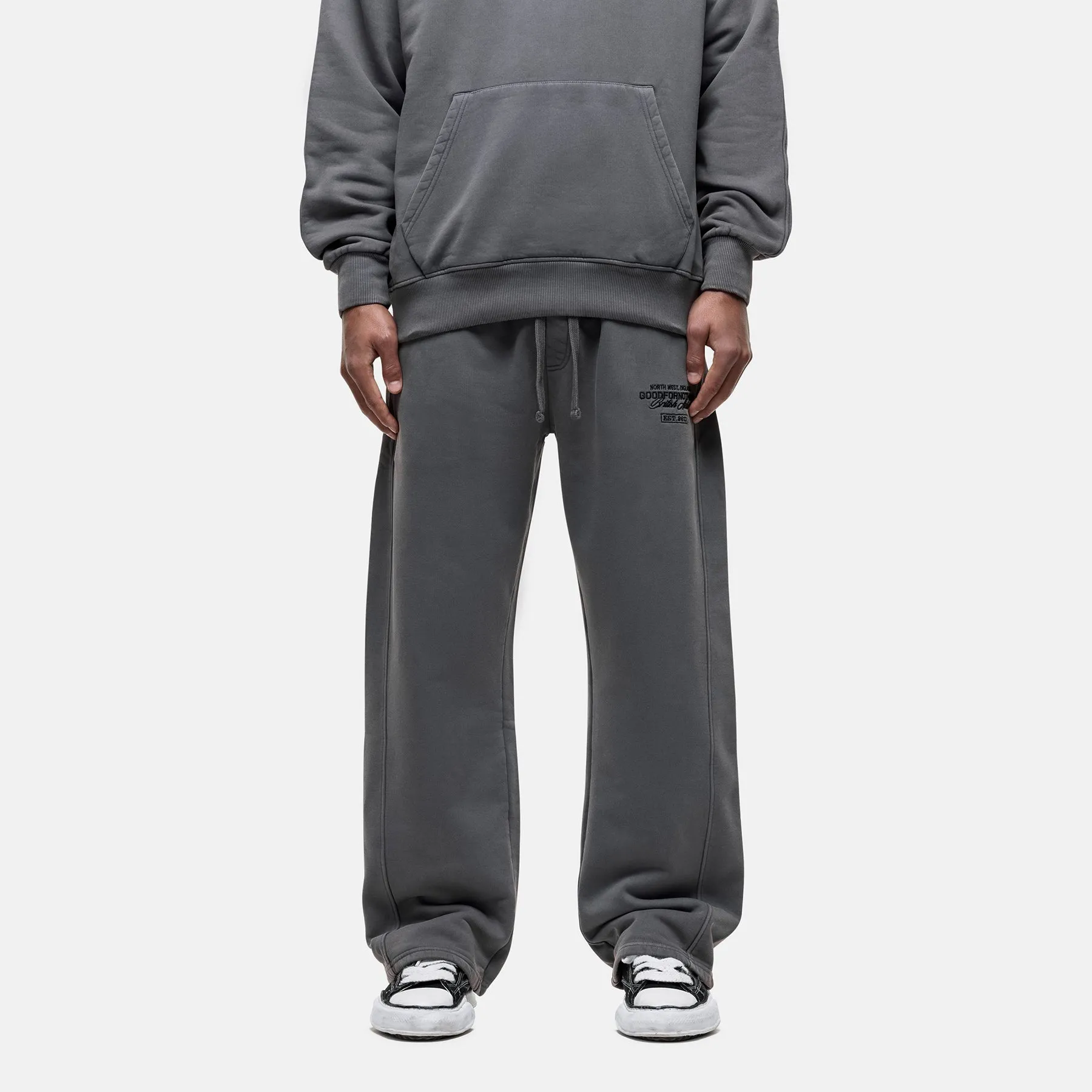 Atelier Washed Grey Sweatpants sold by Good For Nothing Clothing